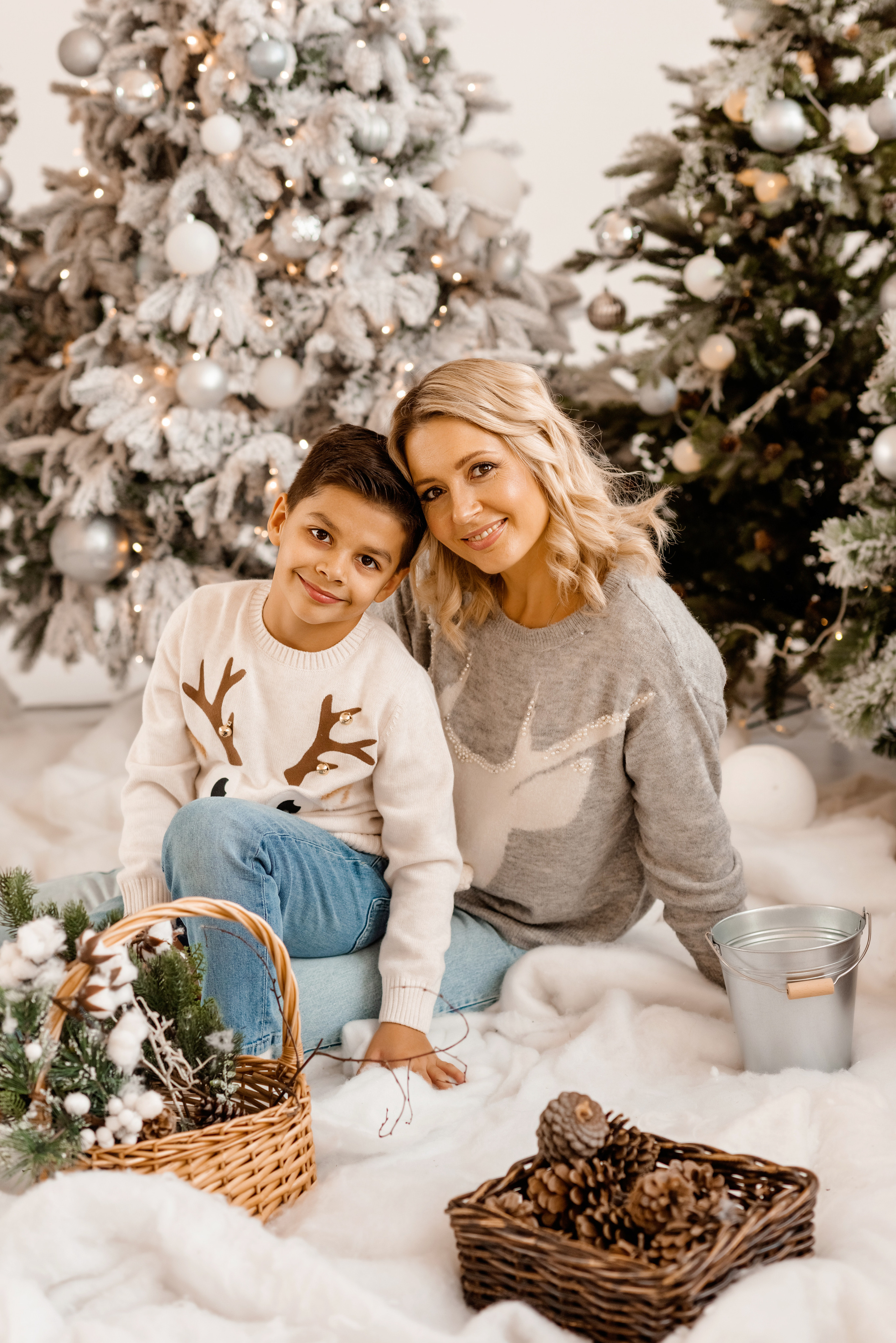 Новогодняя история для Гали и Дани. Профессиональный фотограф. Портрет, семья, дети