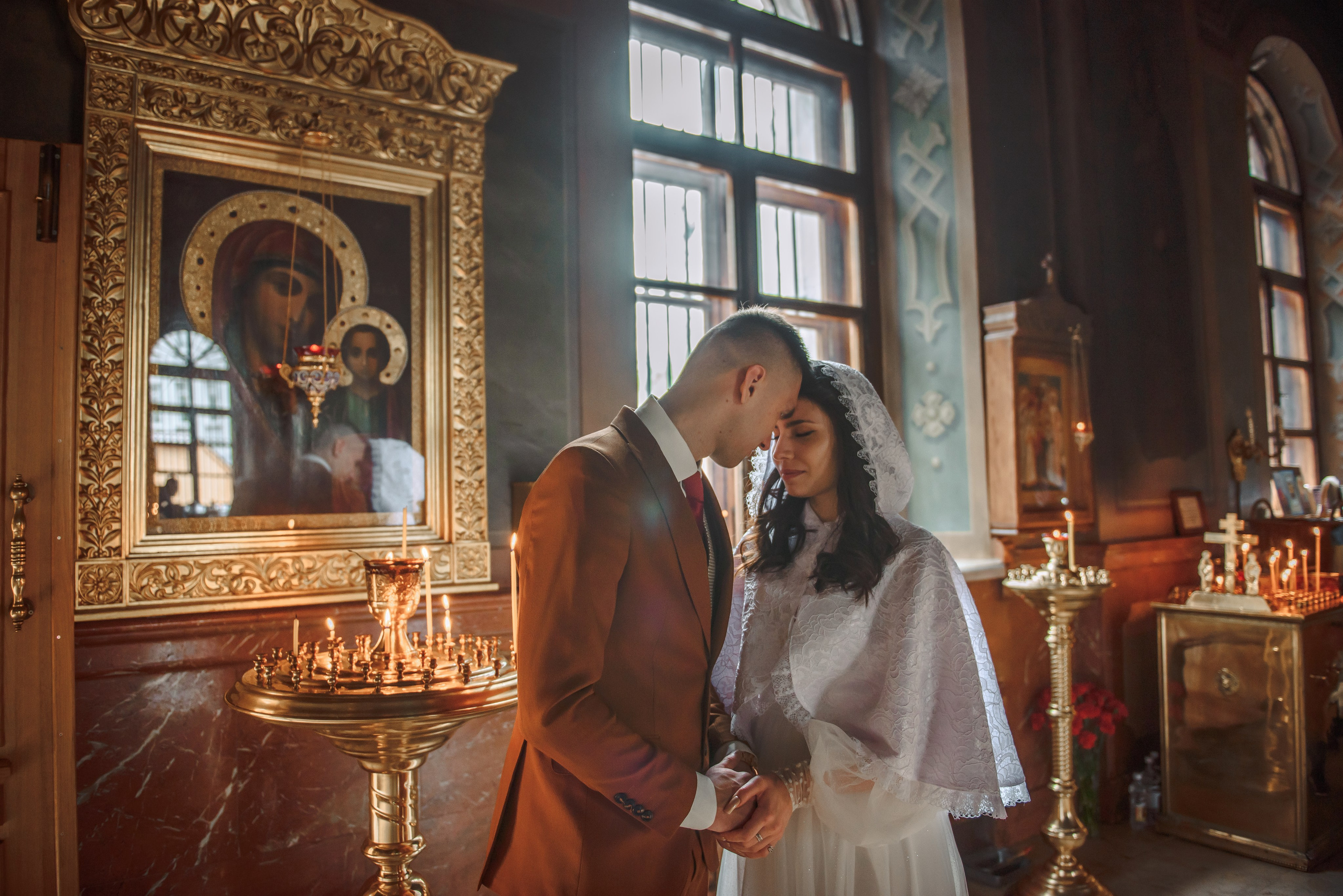 Венчание в Храме Бориса и Глеба в Дегунино. Свадебный и семейный фотограф в Москве Юлия Винник