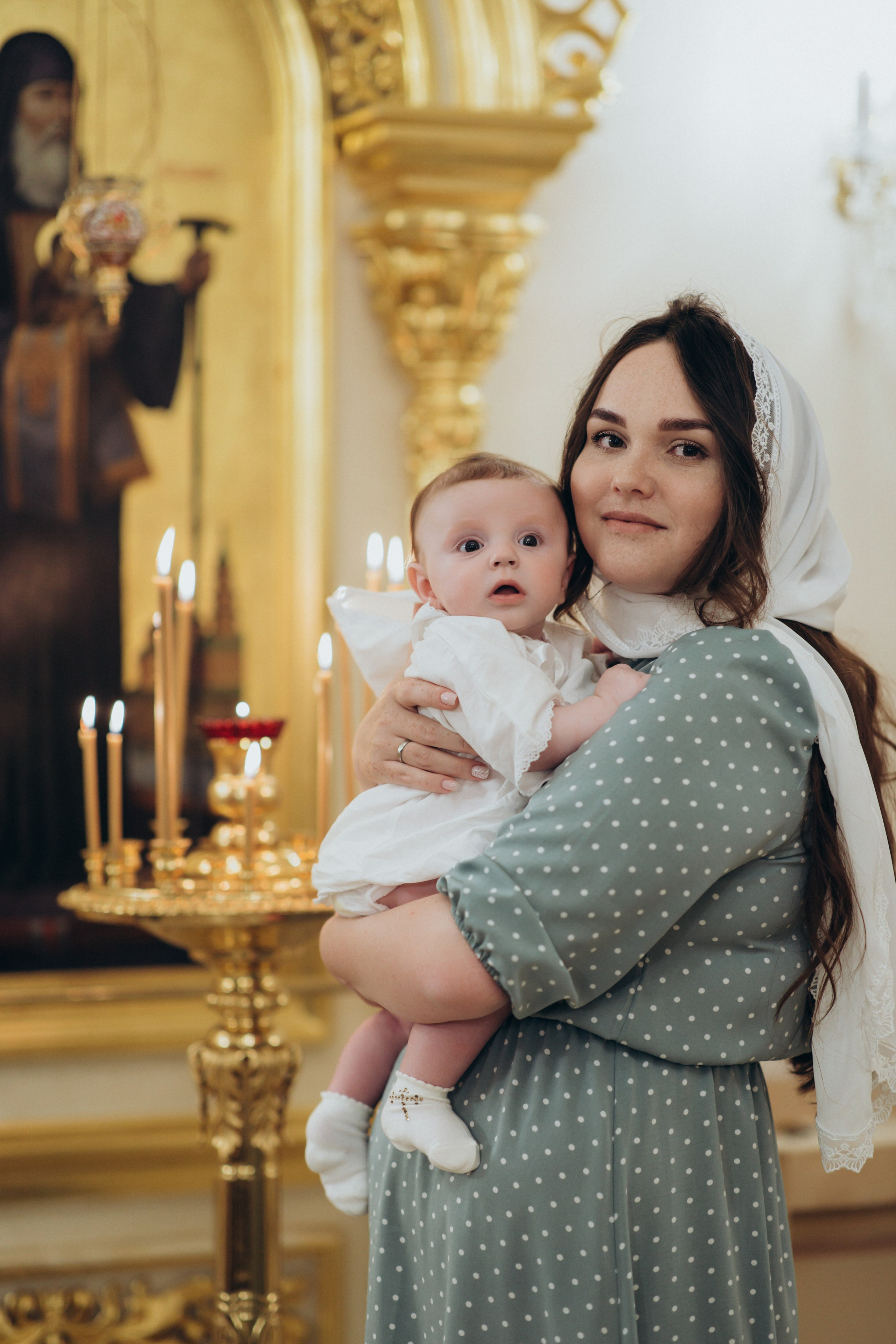 Крещение Павла. Фотограф на крещение в Рязани. Семейный фотограф