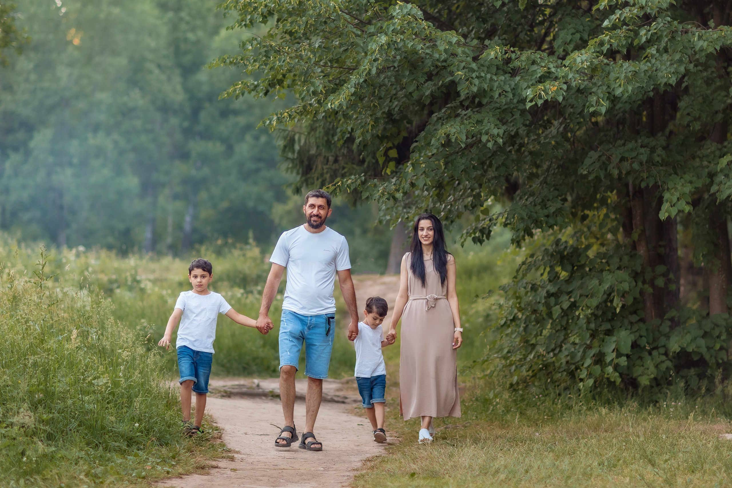 Летняя семейная съемка в Шуваловском парке. Репортажный, семейный, свадебный фотограф Санкт-Петербург Ольга Лесюк