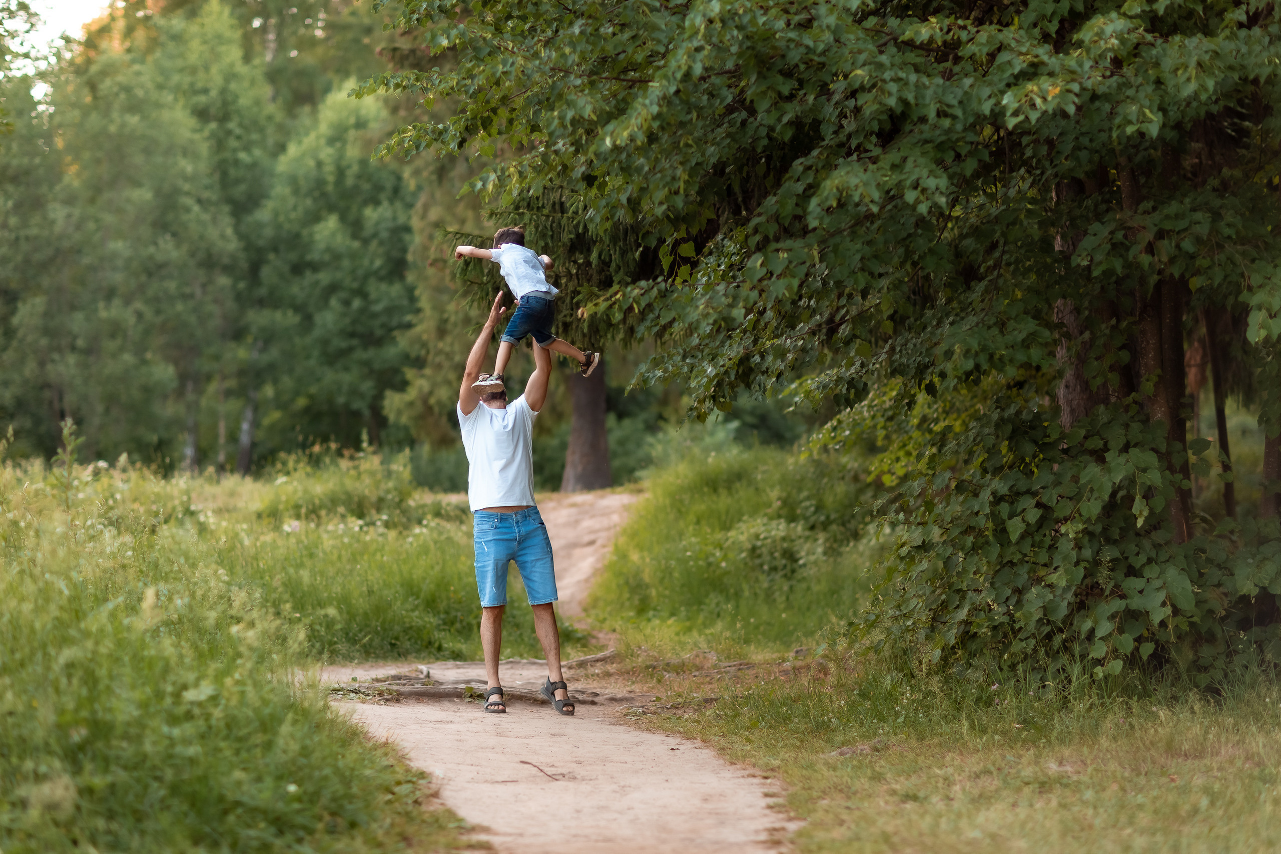 Летняя семейная съемка в Шуваловском парке. Репортажный, семейный, свадебный фотограф Санкт-Петербург Ольга Лесюк