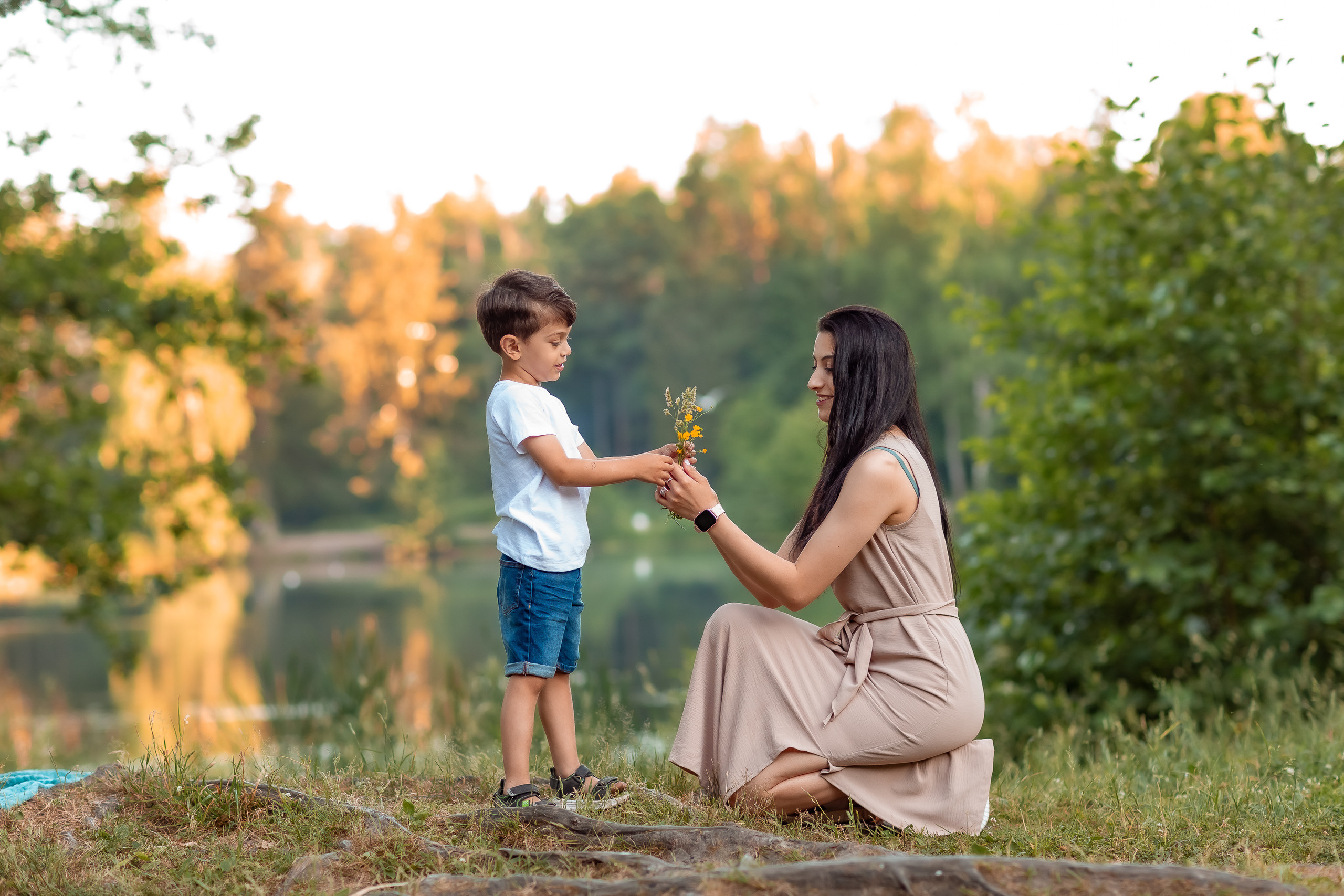 Летняя семейная съемка в Шуваловском парке. Репортажный, семейный, свадебный фотограф Санкт-Петербург Ольга Лесюк