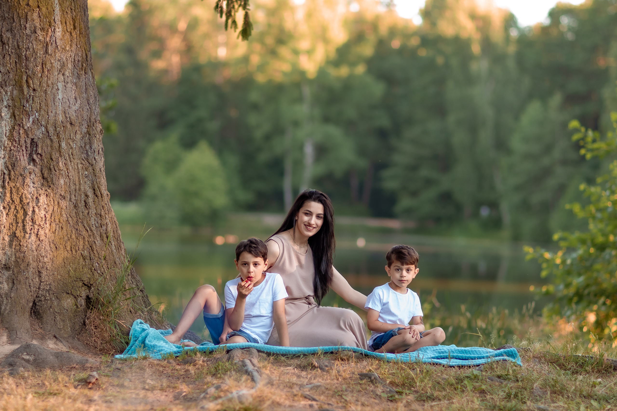Летняя семейная съемка в Шуваловском парке. Репортажный, семейный, свадебный фотограф Санкт-Петербург Ольга Лесюк