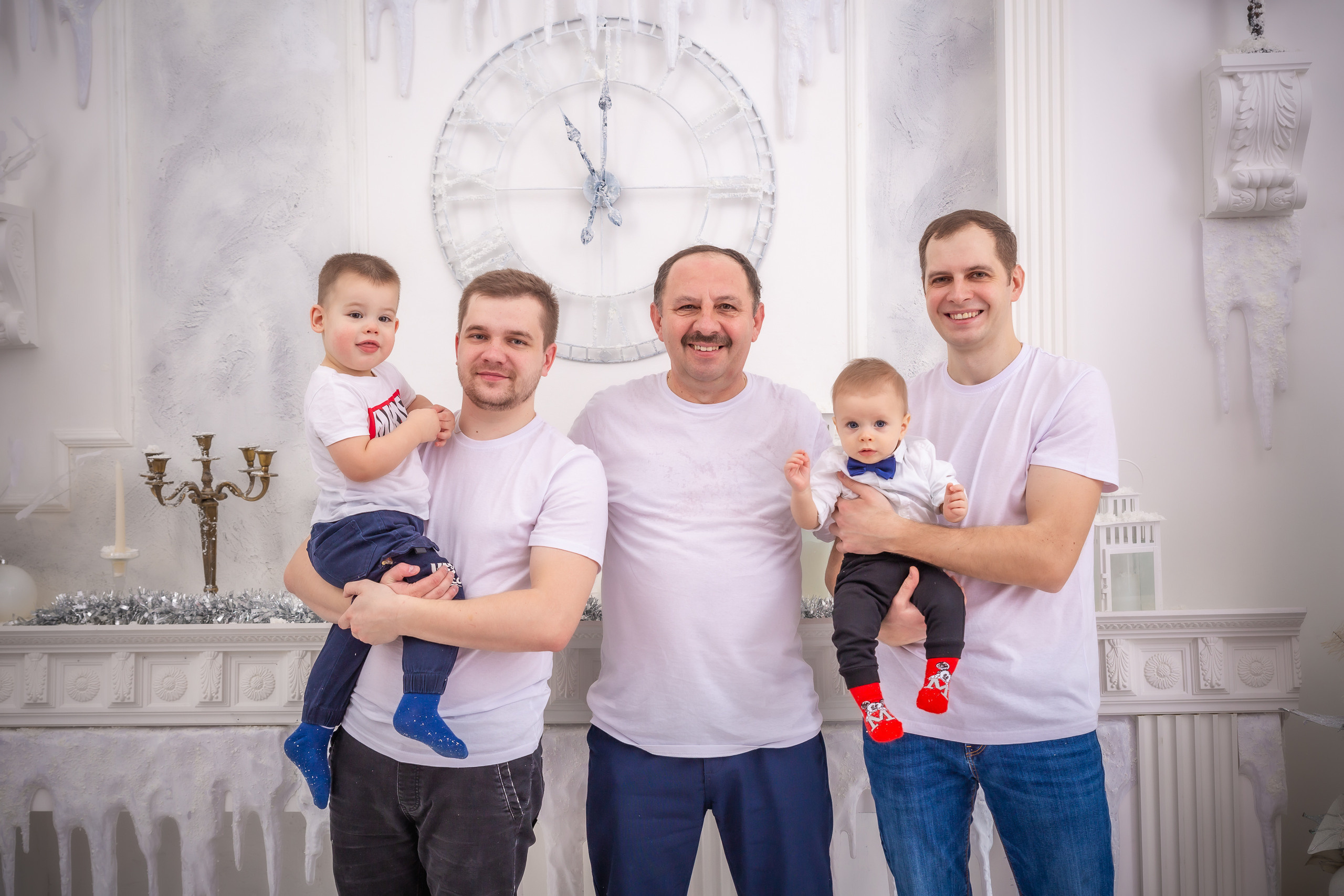 Новогодняя съемка большой семьи. Репортажный, семейный, свадебный фотограф Санкт-Петербург Ольга Лесюк