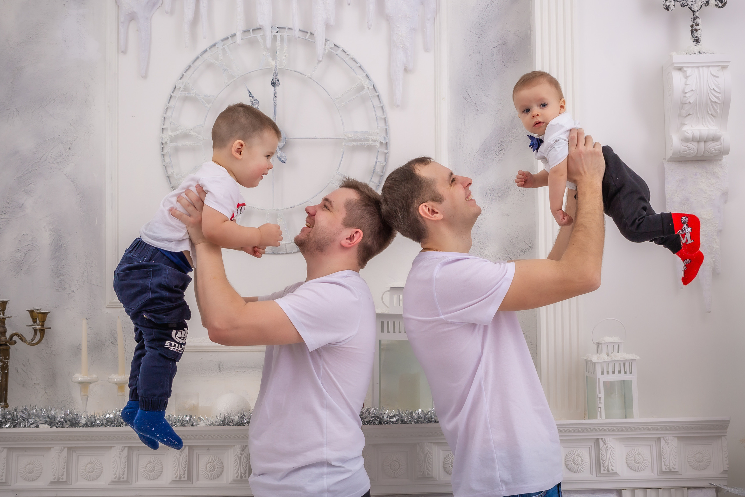 Новогодняя съемка большой семьи. Репортажный, семейный, свадебный фотограф Санкт-Петербург Ольга Лесюк