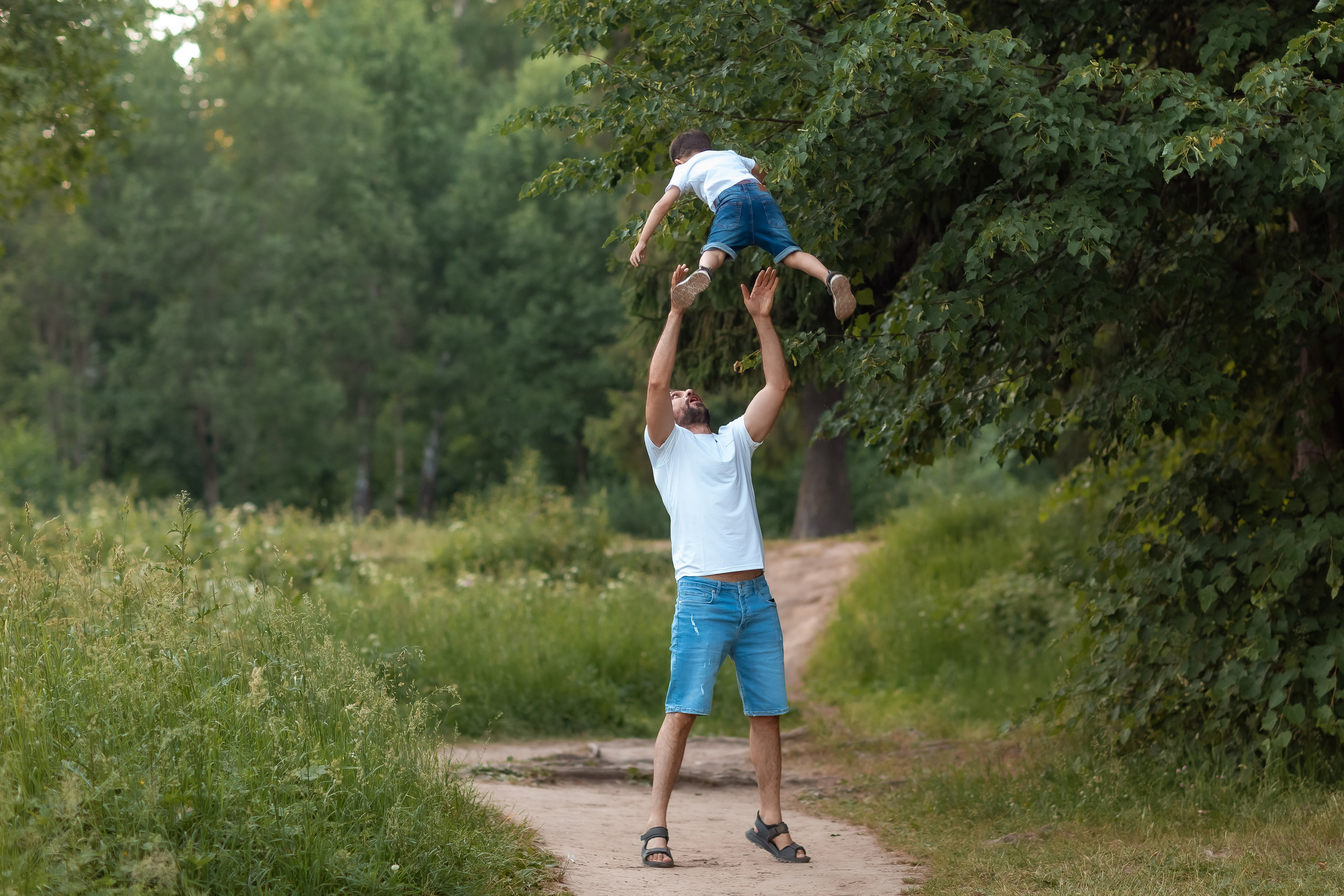Летняя семейная съемка в Шуваловском парке. Репортажный, семейный, свадебный фотограф Санкт-Петербург Ольга Лесюк