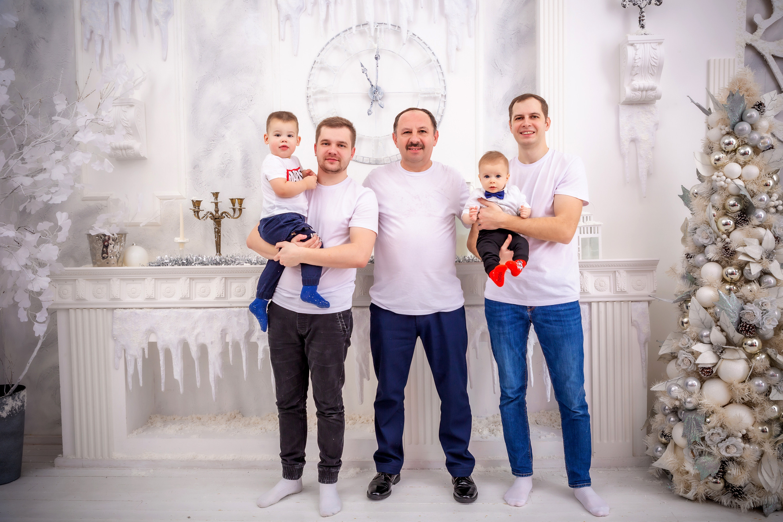 Новогодняя съемка большой семьи. Репортажный, семейный, свадебный фотограф Санкт-Петербург Ольга Лесюк