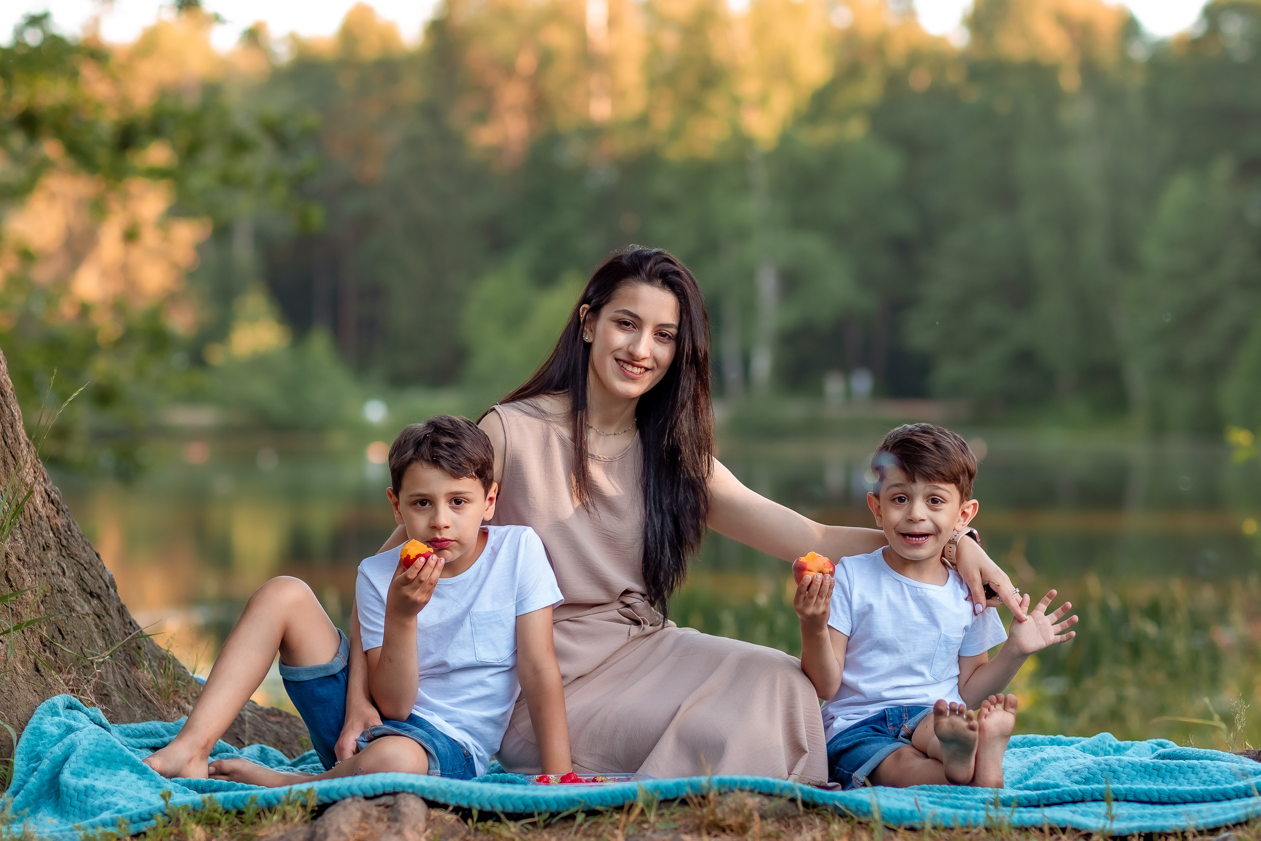 Летняя семейная съемка в Шуваловском парке. Репортажный, семейный, свадебный фотограф Санкт-Петербург Ольга Лесюк