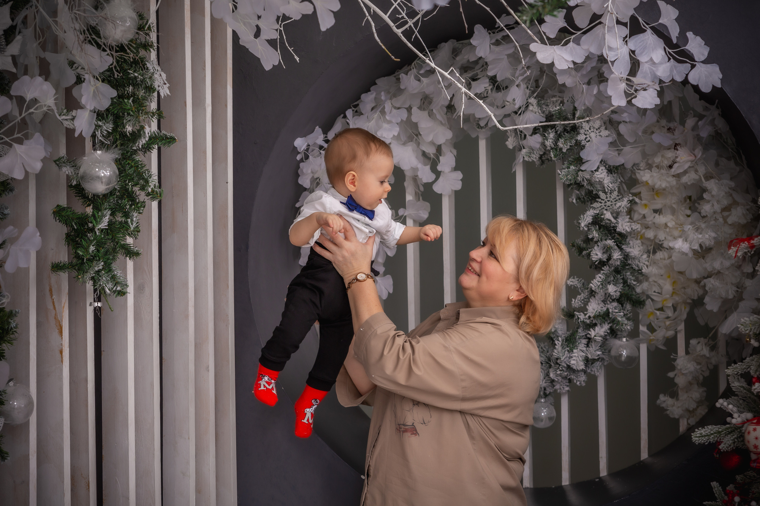 Новогодняя съемка большой семьи. Репортажный, семейный, свадебный фотограф Санкт-Петербург Ольга Лесюк