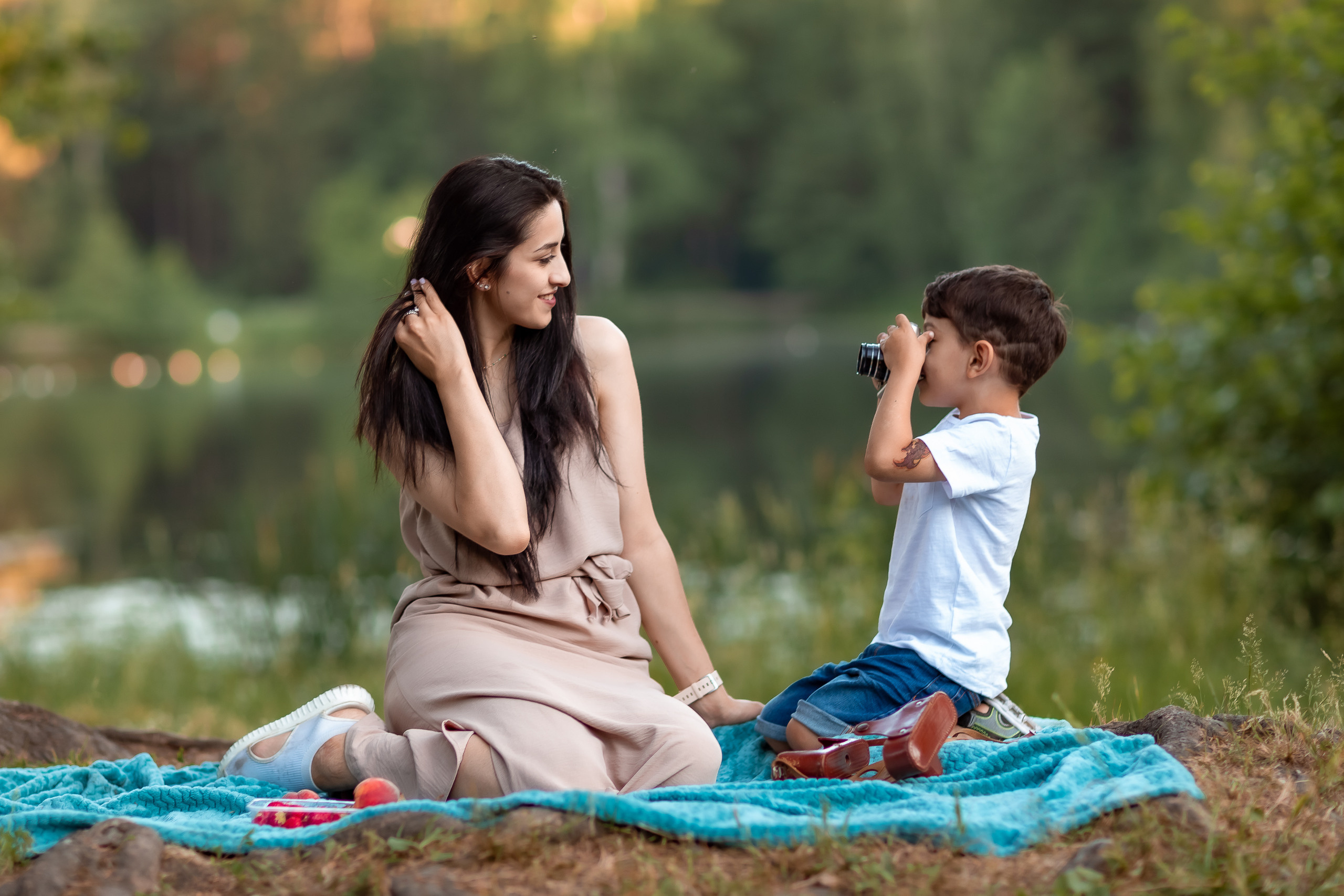 Летняя семейная съемка в Шуваловском парке. Репортажный, семейный, свадебный фотограф Санкт-Петербург Ольга Лесюк