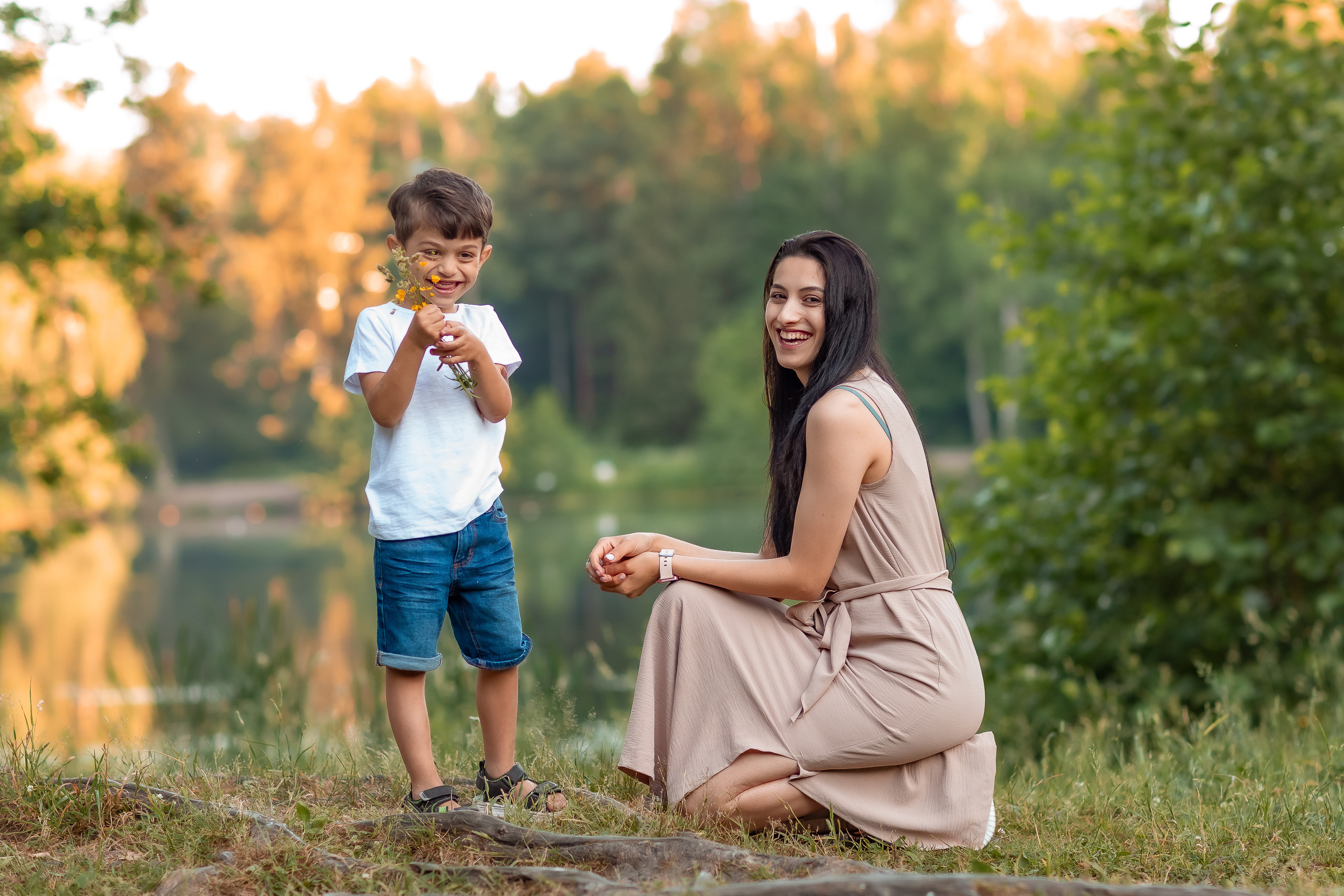 Летняя семейная съемка в Шуваловском парке. Репортажный, семейный, свадебный фотограф Санкт-Петербург Ольга Лесюк