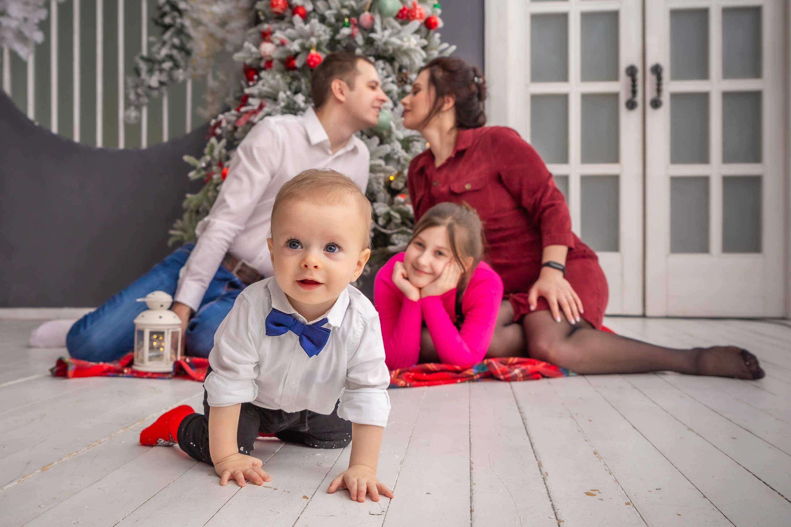 Новогодняя съемка большой семьи. Репортажный, семейный, свадебный фотограф Санкт-Петербург Ольга Лесюк