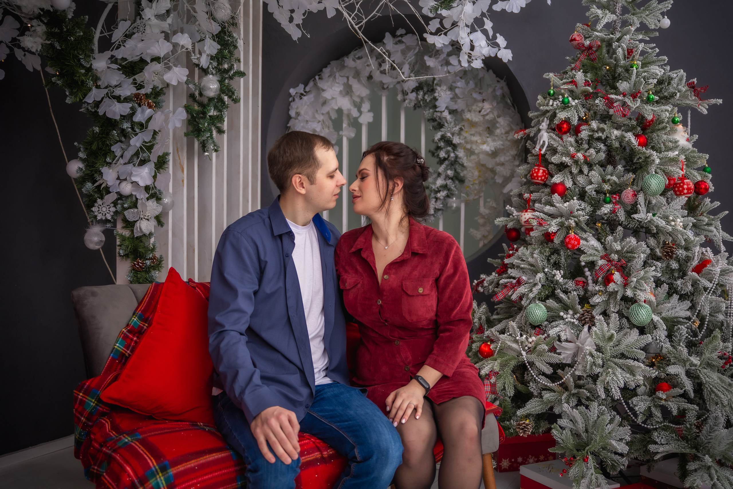 Новогодняя съемка большой семьи. Репортажный, семейный, свадебный фотограф Санкт-Петербург Ольга Лесюк