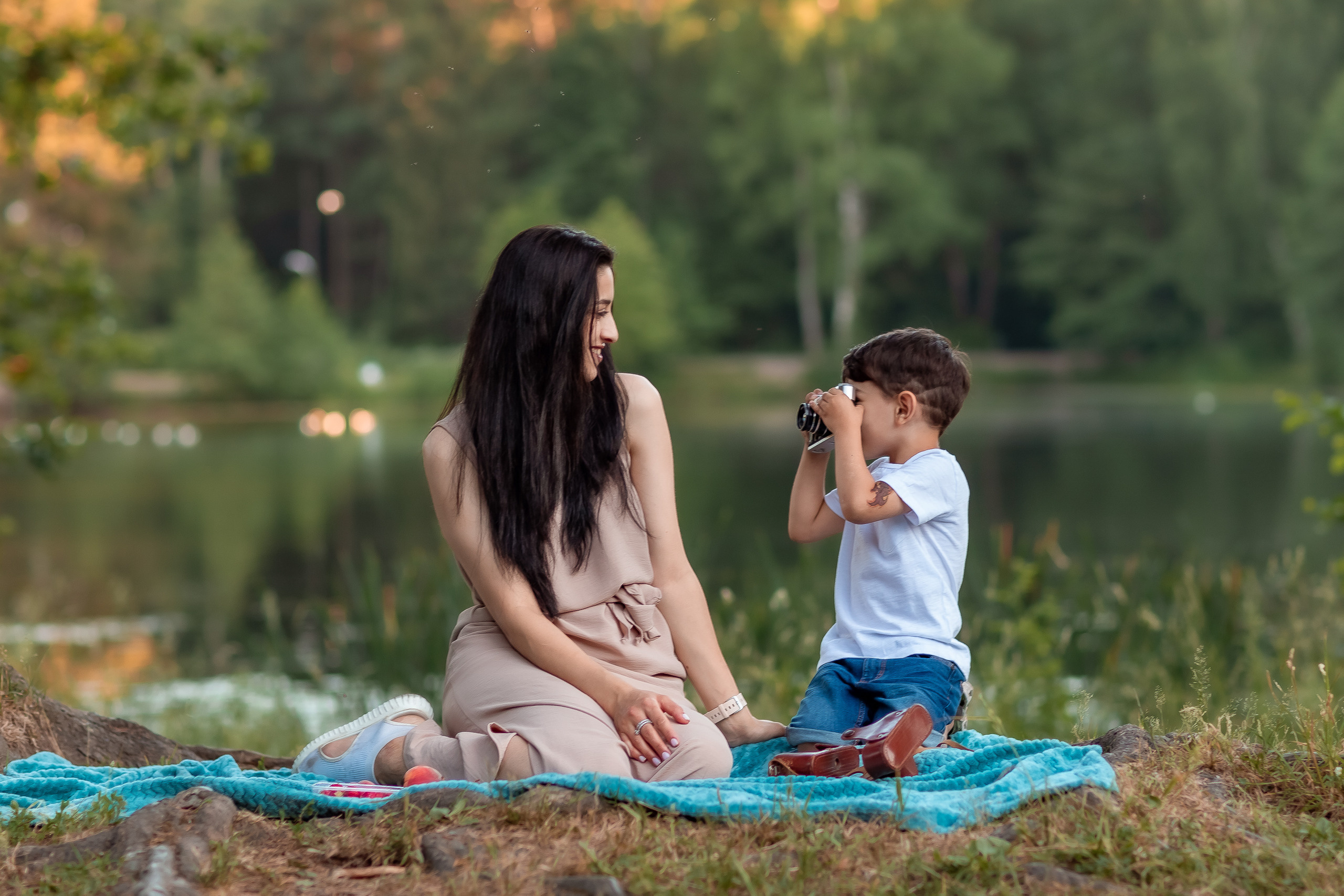 Летняя семейная съемка в Шуваловском парке. Репортажный, семейный, свадебный фотограф Санкт-Петербург Ольга Лесюк