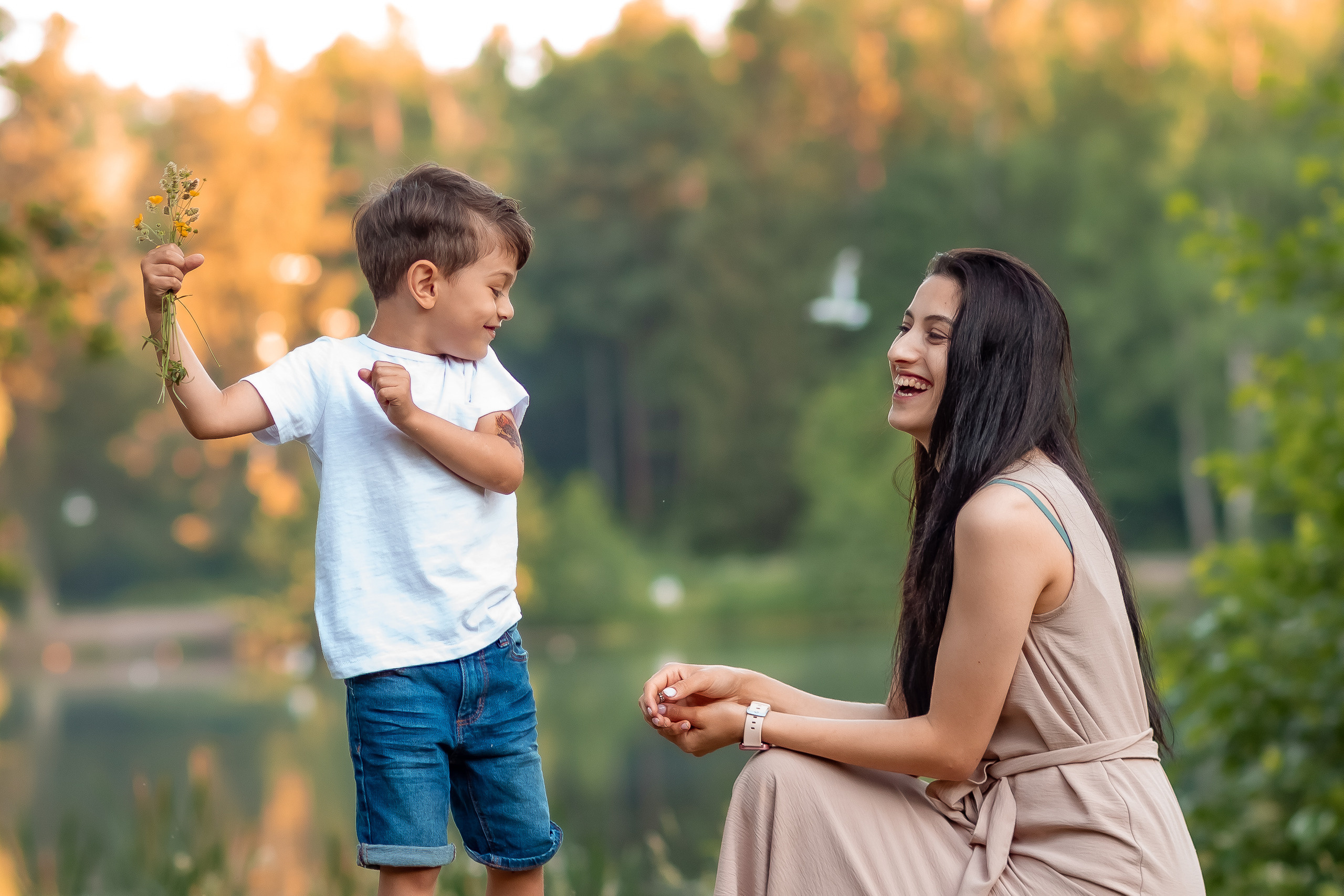 Летняя семейная съемка в Шуваловском парке. Репортажный, семейный, свадебный фотограф Санкт-Петербург Ольга Лесюк