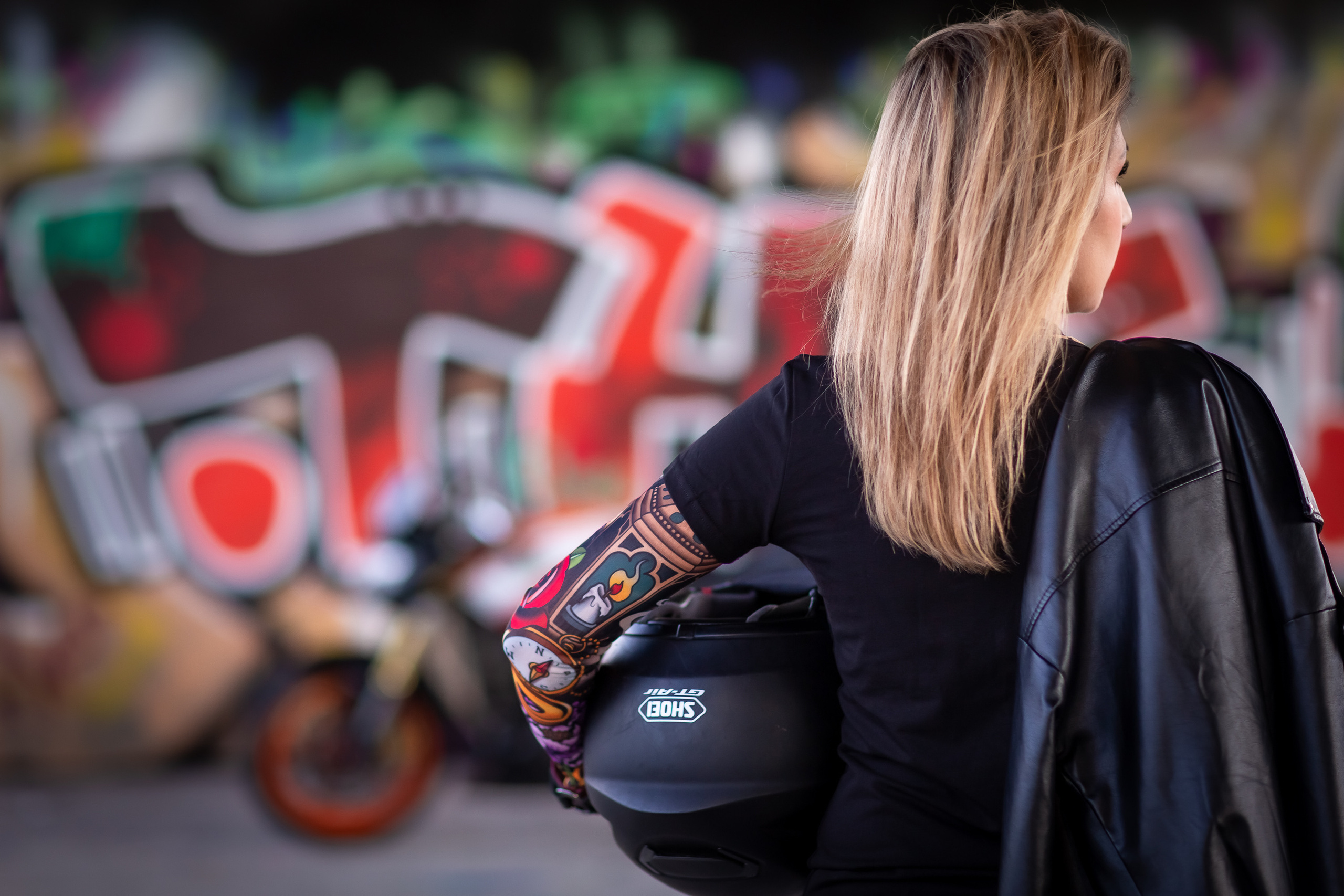 Ирочка, фотосессия с мотоциклом. Репортажный, семейный, свадебный фотограф Санкт-Петербург Ольга Лесюк