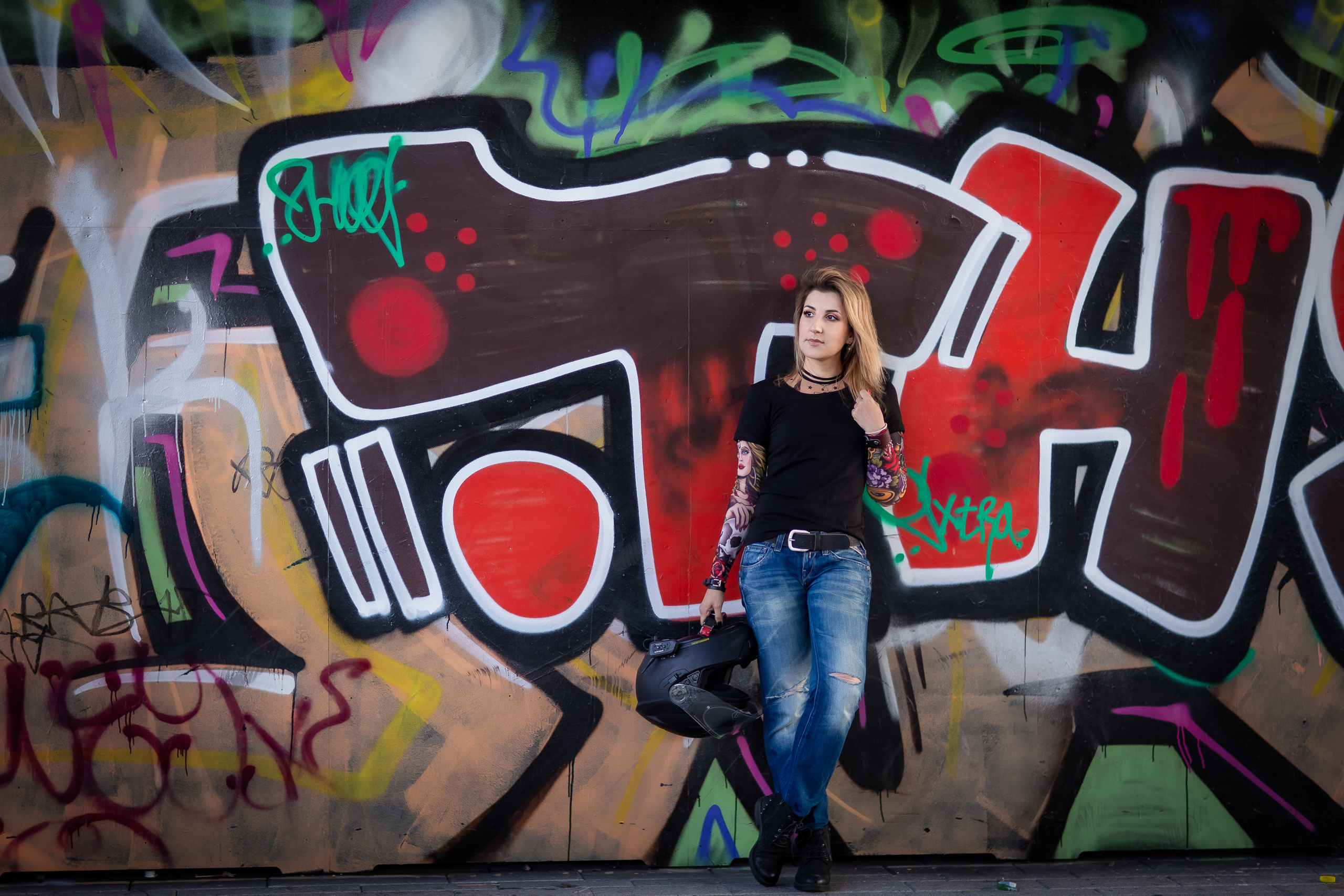 Ирочка, фотосессия с мотоциклом. Репортажный, семейный, свадебный фотограф Санкт-Петербург Ольга Лесюк