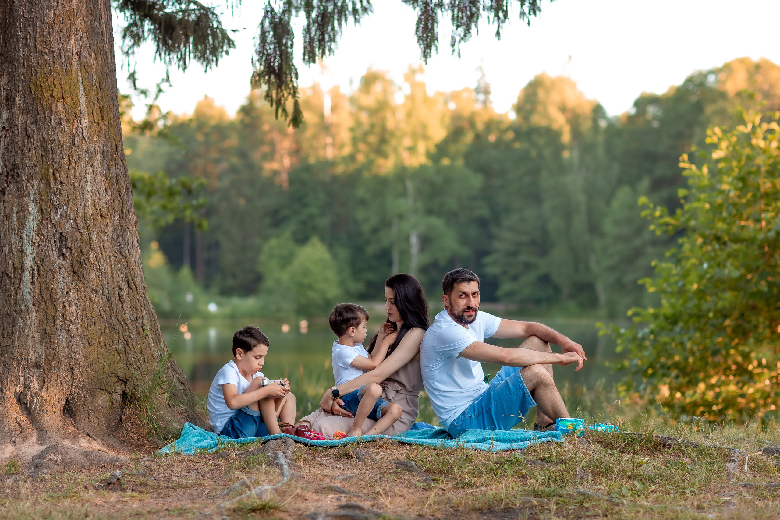 Летняя семейная съемка в Шуваловском парке. Репортажный, семейный, свадебный фотограф Санкт-Петербург Ольга Лесюк
