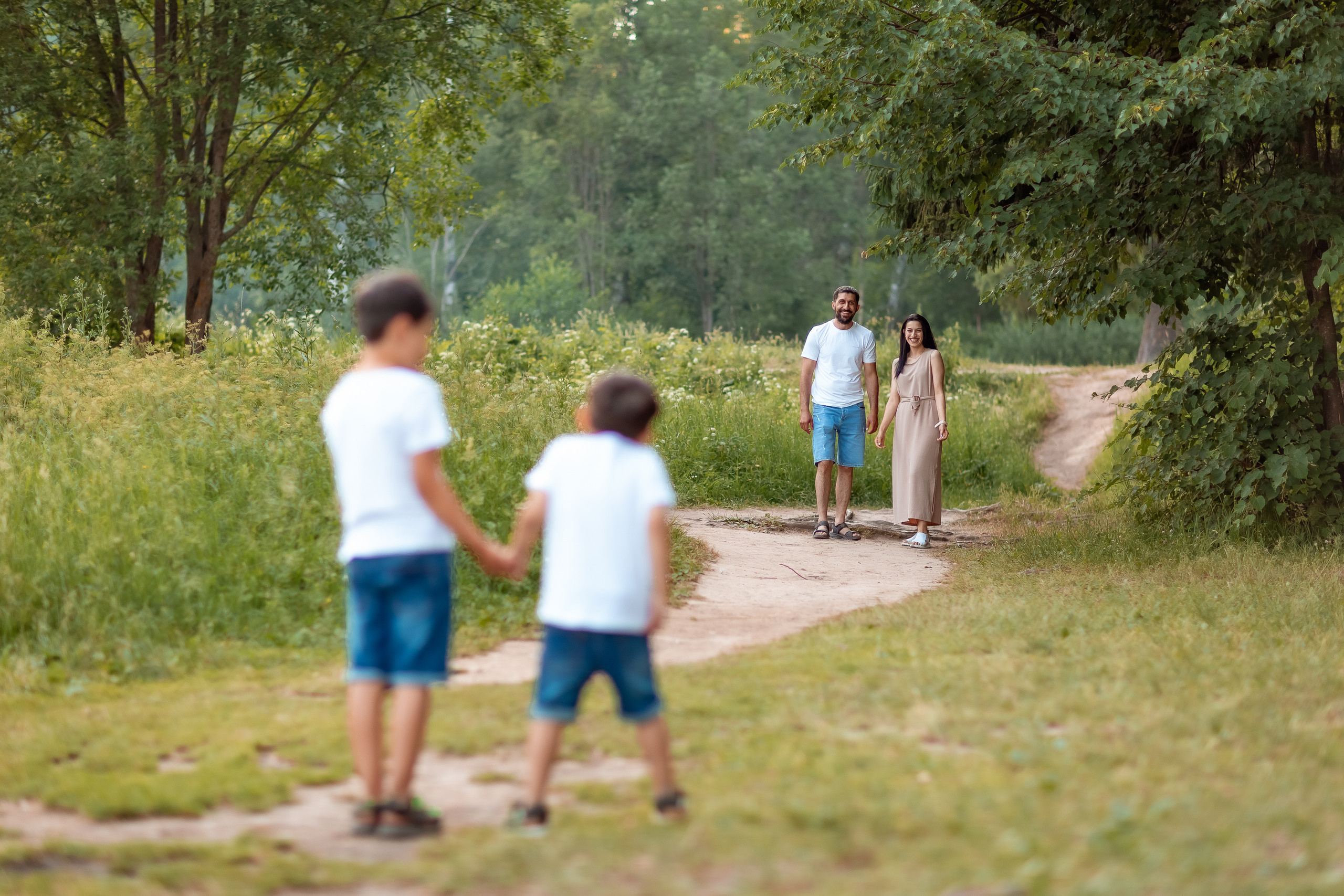 Летняя семейная съемка в Шуваловском парке. Репортажный, семейный, свадебный фотограф Санкт-Петербург Ольга Лесюк