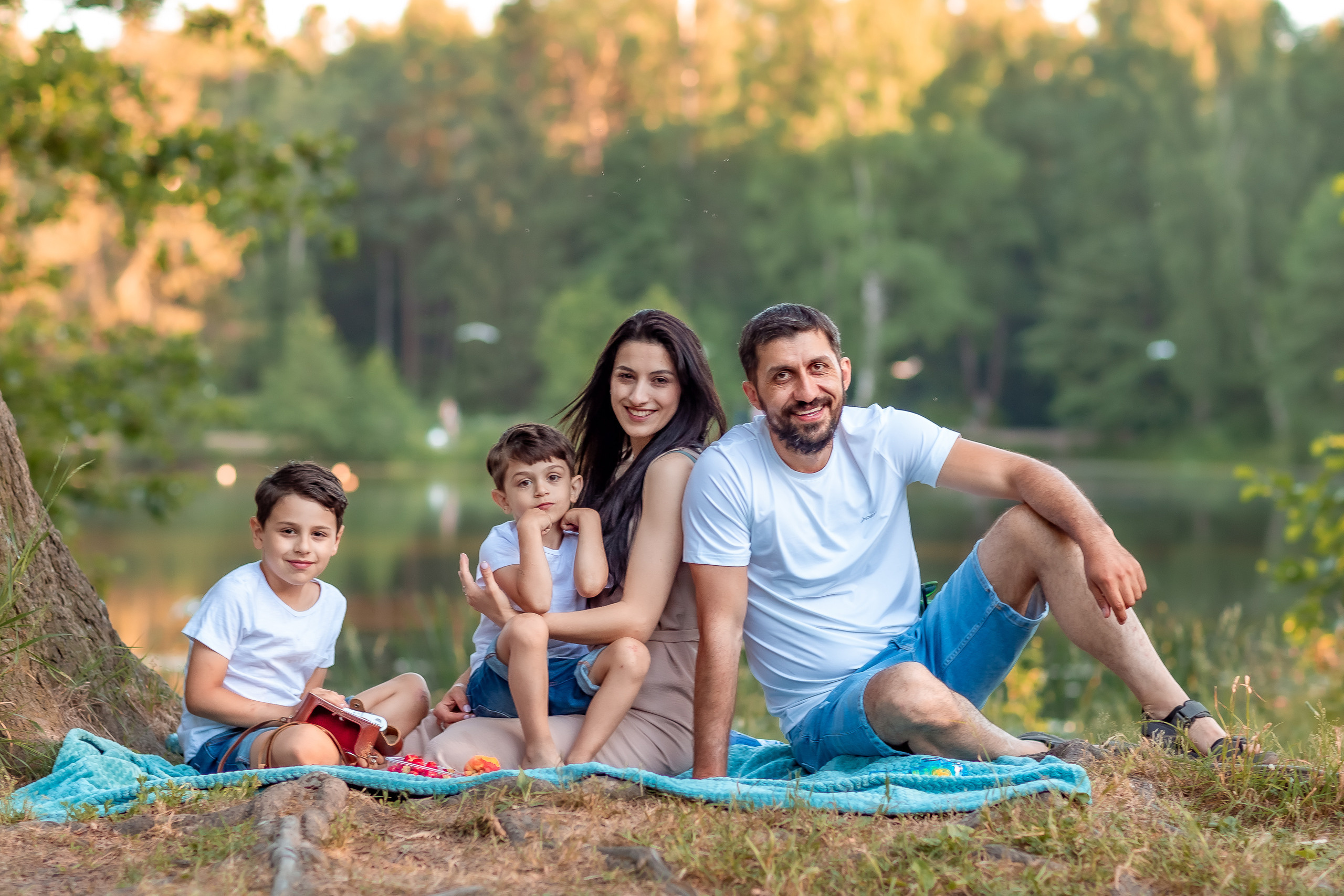 Летняя семейная съемка в Шуваловском парке. Репортажный, семейный, свадебный фотограф Санкт-Петербург Ольга Лесюк