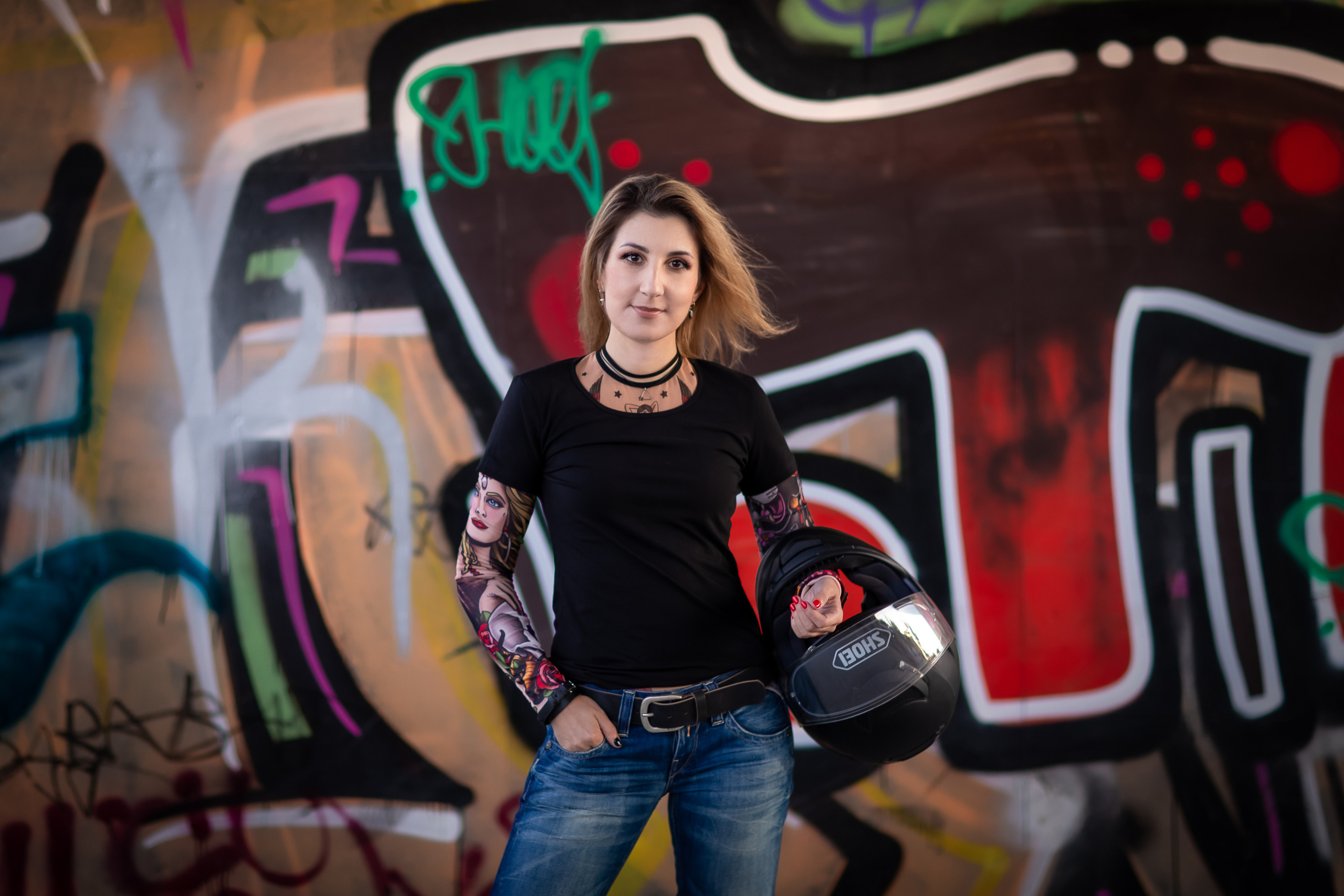 Ирочка, фотосессия с мотоциклом. Репортажный, семейный, свадебный фотограф Санкт-Петербург Ольга Лесюк