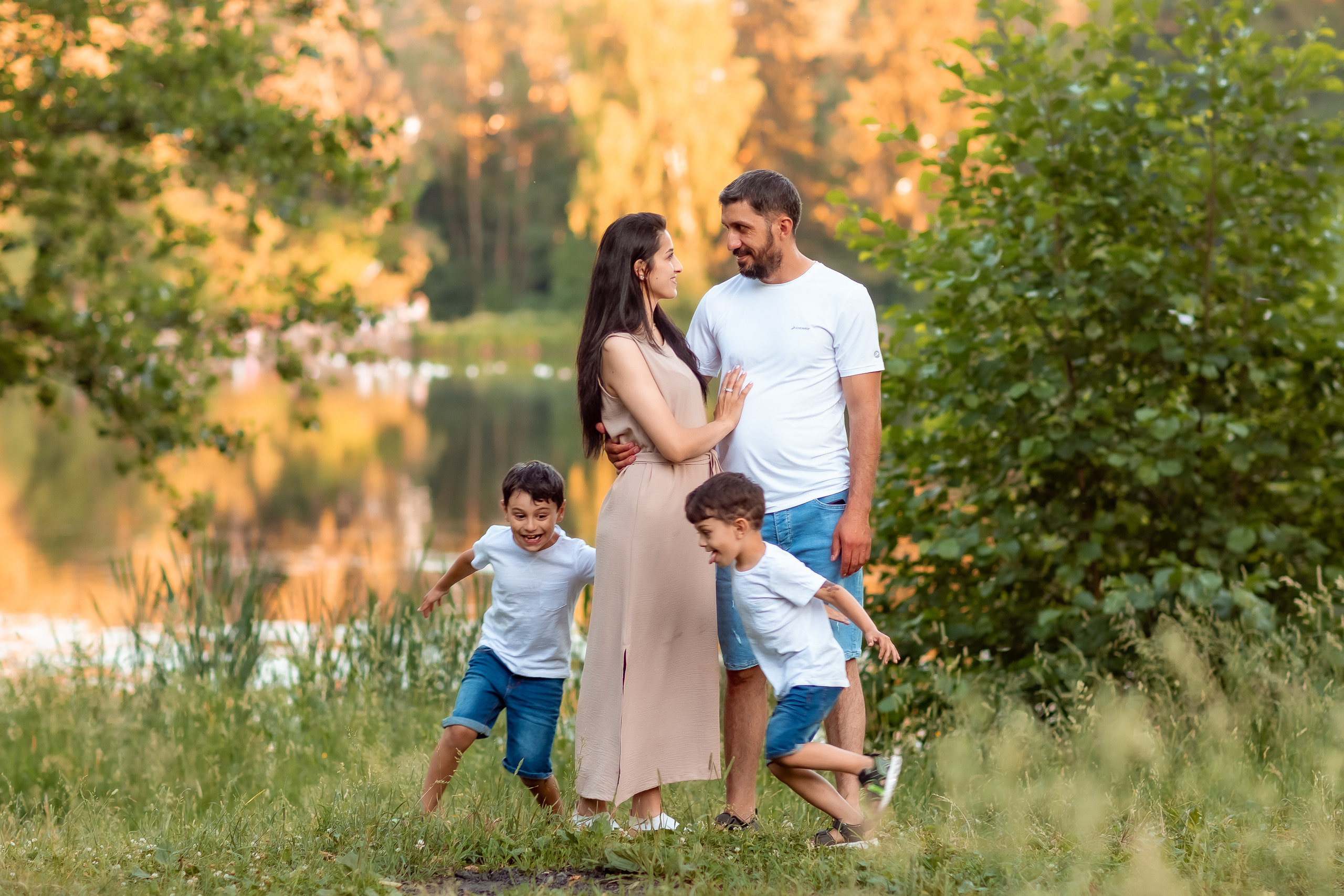 Летняя семейная съемка в Шуваловском парке. Репортажный, семейный, свадебный фотограф Санкт-Петербург Ольга Лесюк