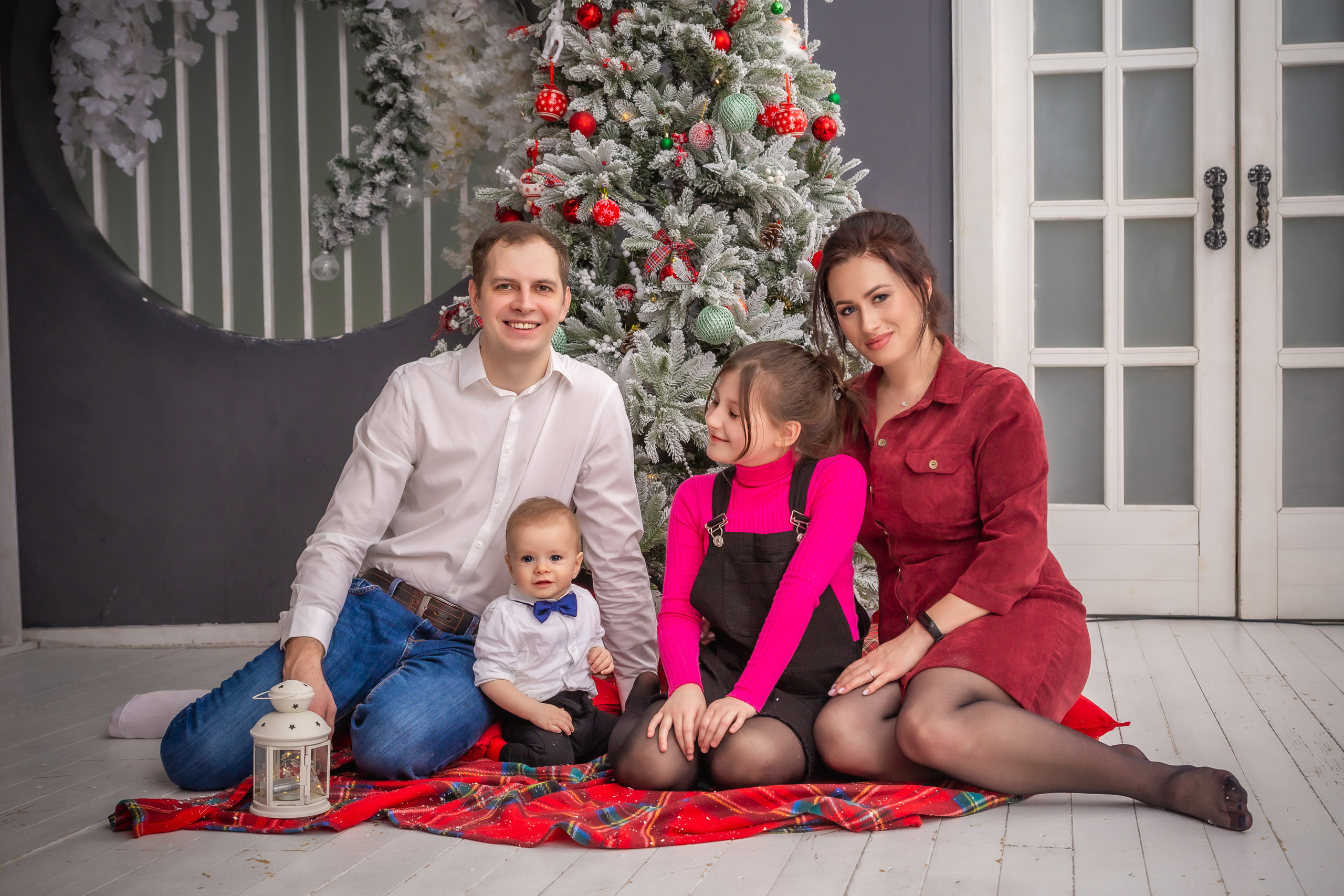 Новогодняя съемка большой семьи. Репортажный, семейный, свадебный фотограф Санкт-Петербург Ольга Лесюк