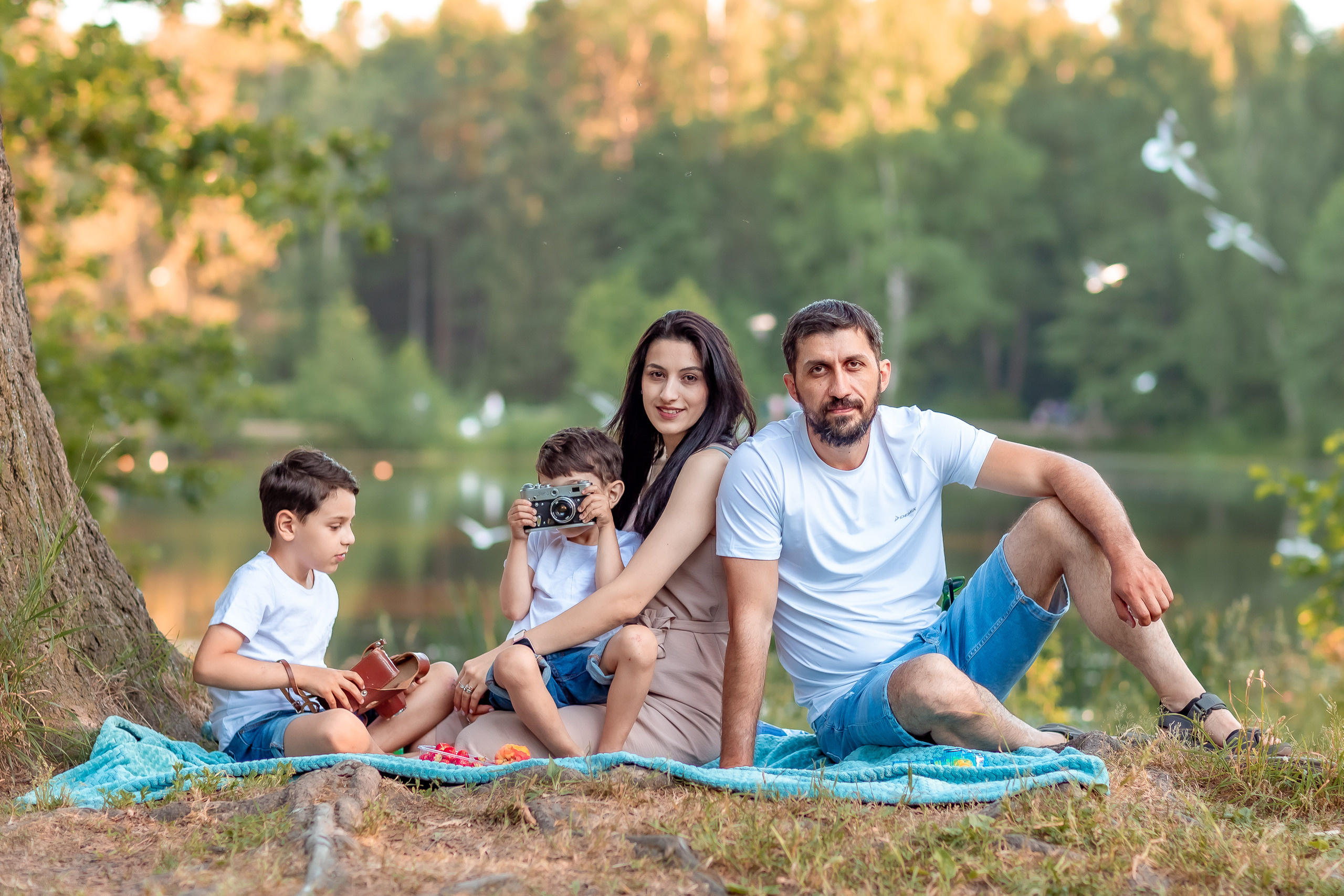 Летняя семейная съемка в Шуваловском парке. Репортажный, семейный, свадебный фотограф Санкт-Петербург Ольга Лесюк