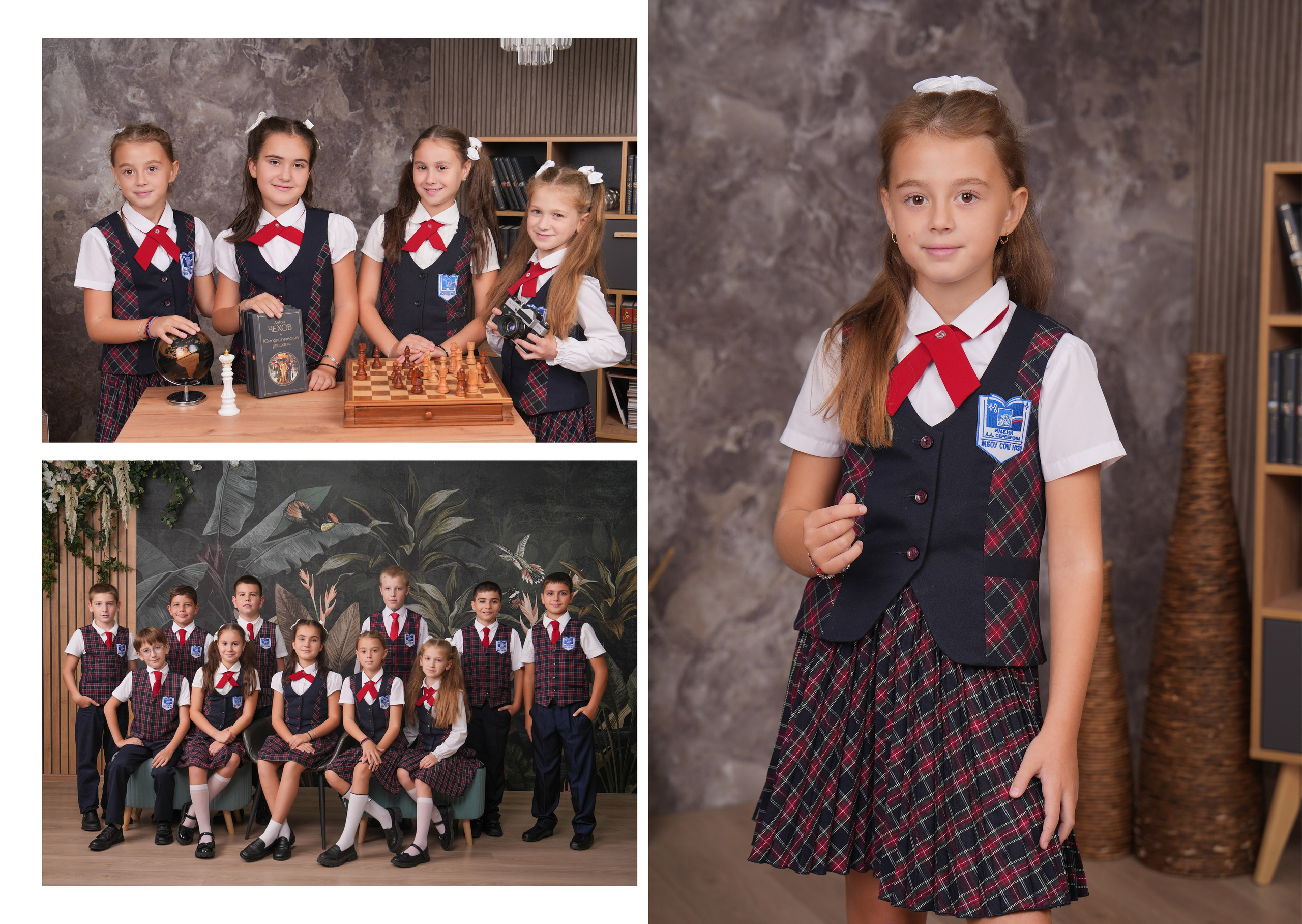 ШКОЛА 30 — 4 «Б» класс. Красивый выпускной альбом в Краснодаре