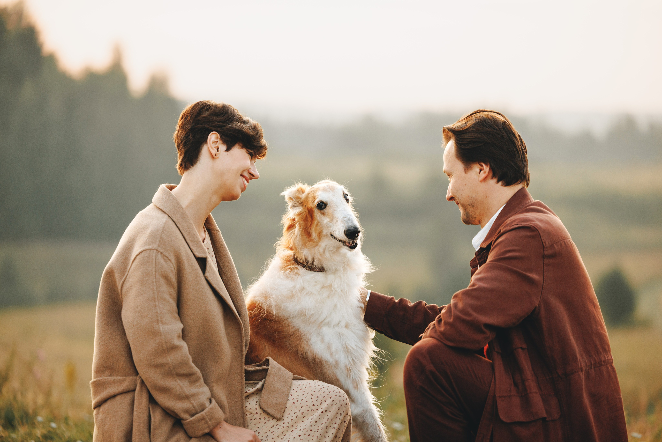 Сергей, Оксана и Жара. Фотограф анималист Осипчикова Мария