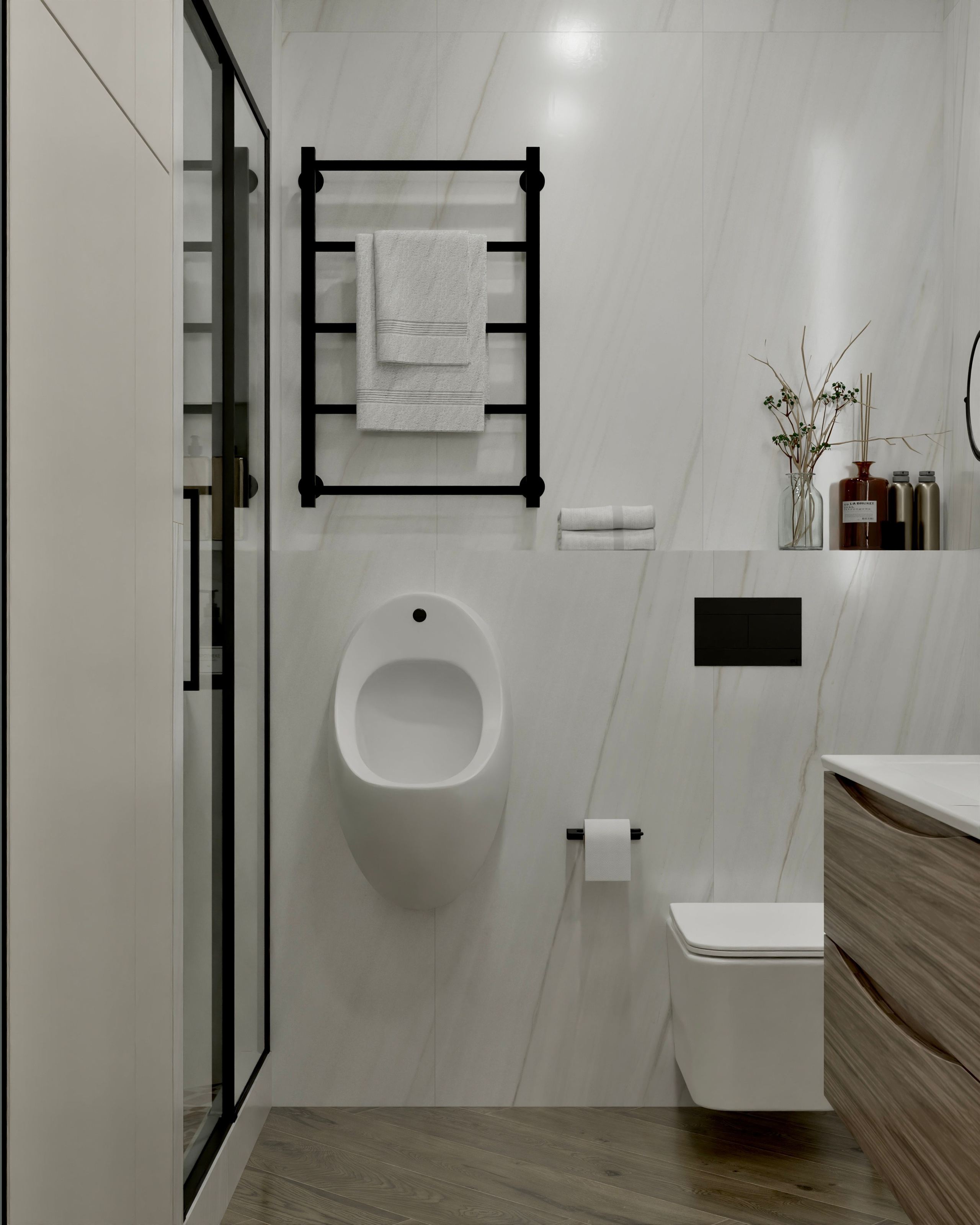 Двухкомнатная квартира — 57 м². DMDesign — студия дизайна интерьеров