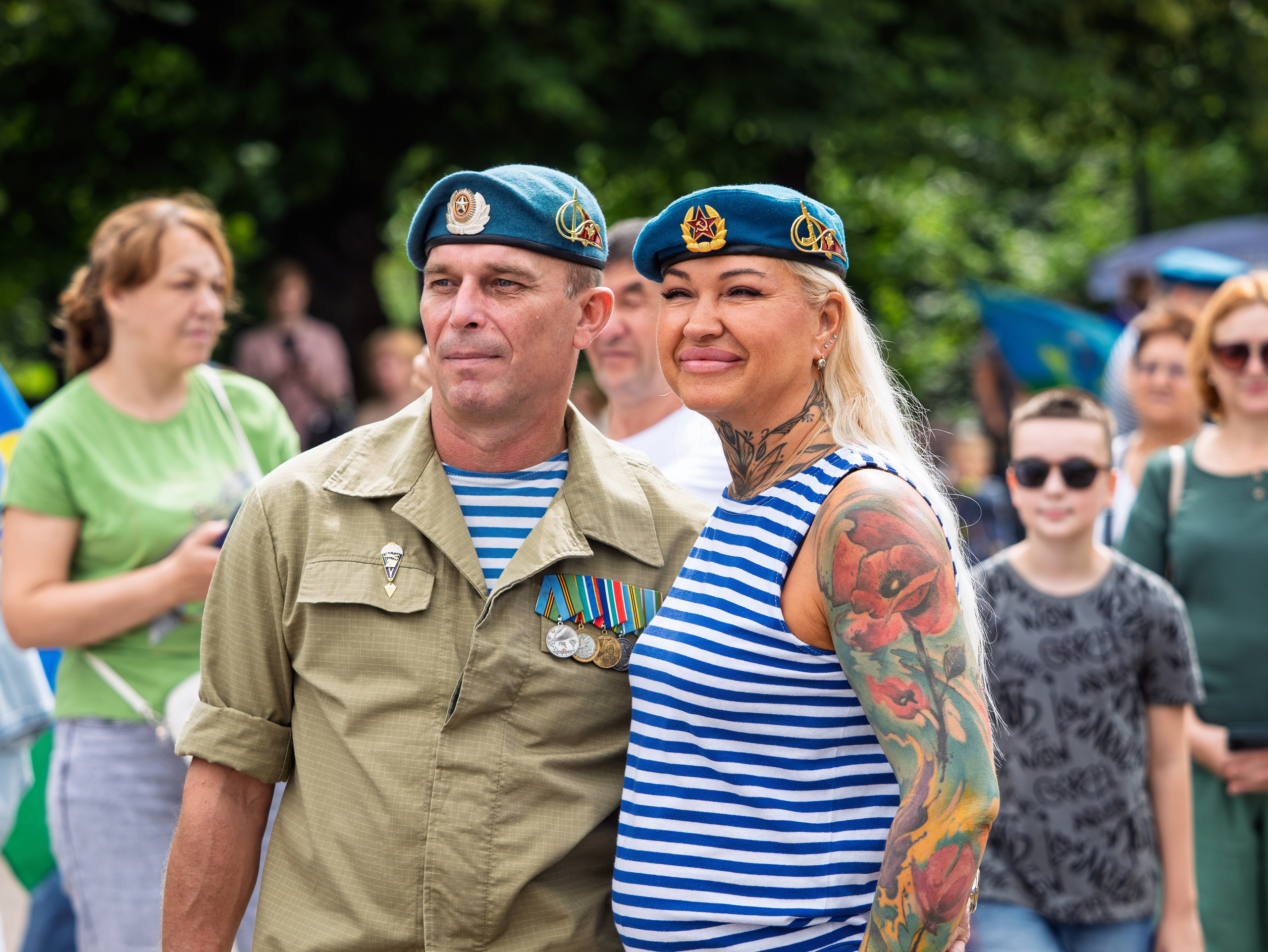 Празднование 95-летия ВДВ в парке горького 2 августа 2025 гола. Фотограф Никифоров-Гордеев Сергей. Москва и МО