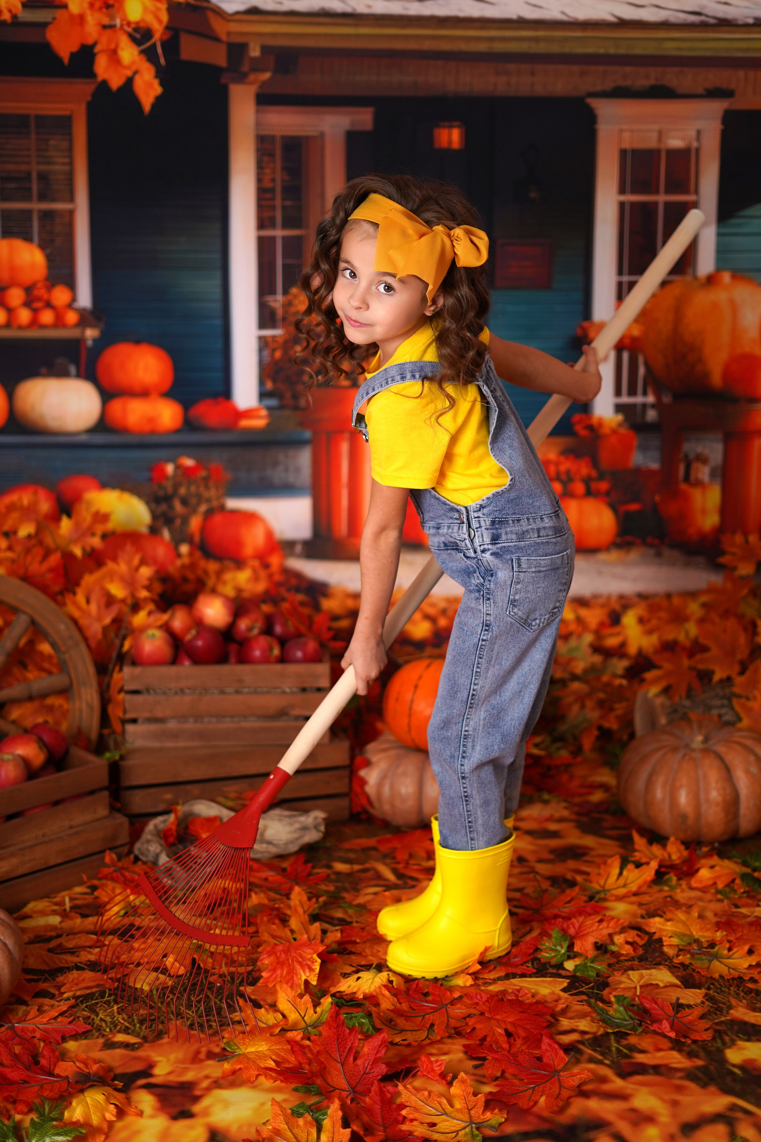 Осенний фотодень в студии Антураж. Детский семейный фотограф Краснодар