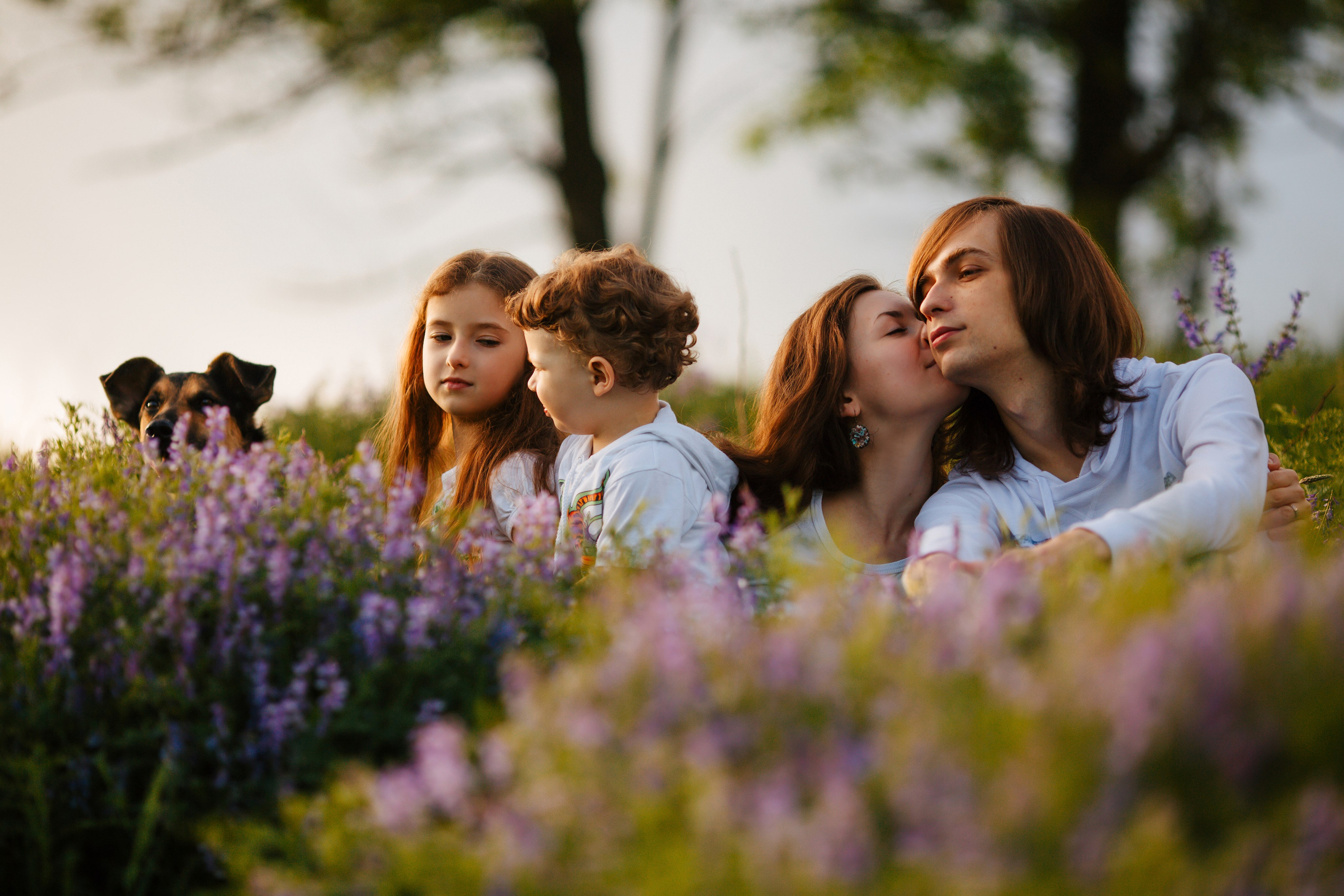 Ира, Саша, Ксюша, Макс. Фотограф Александра Рышкова
