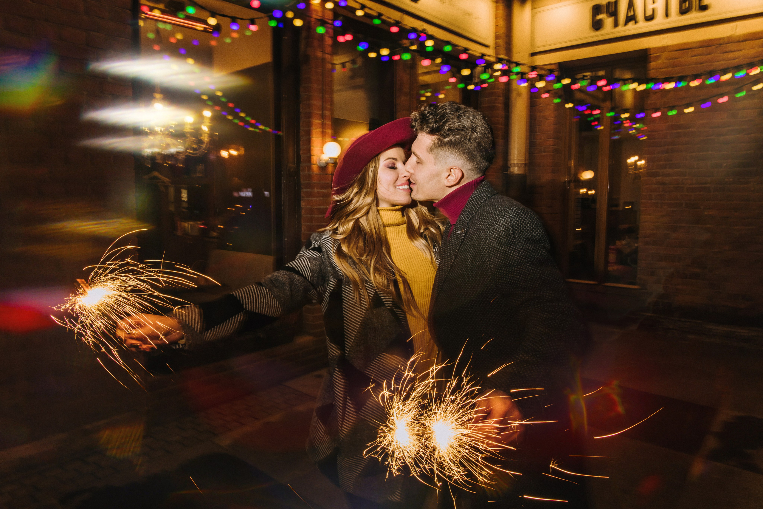 Настя и Игорь. Вечерний центр. Свадебный фотограф в Санкт-Петербурге София Шубик