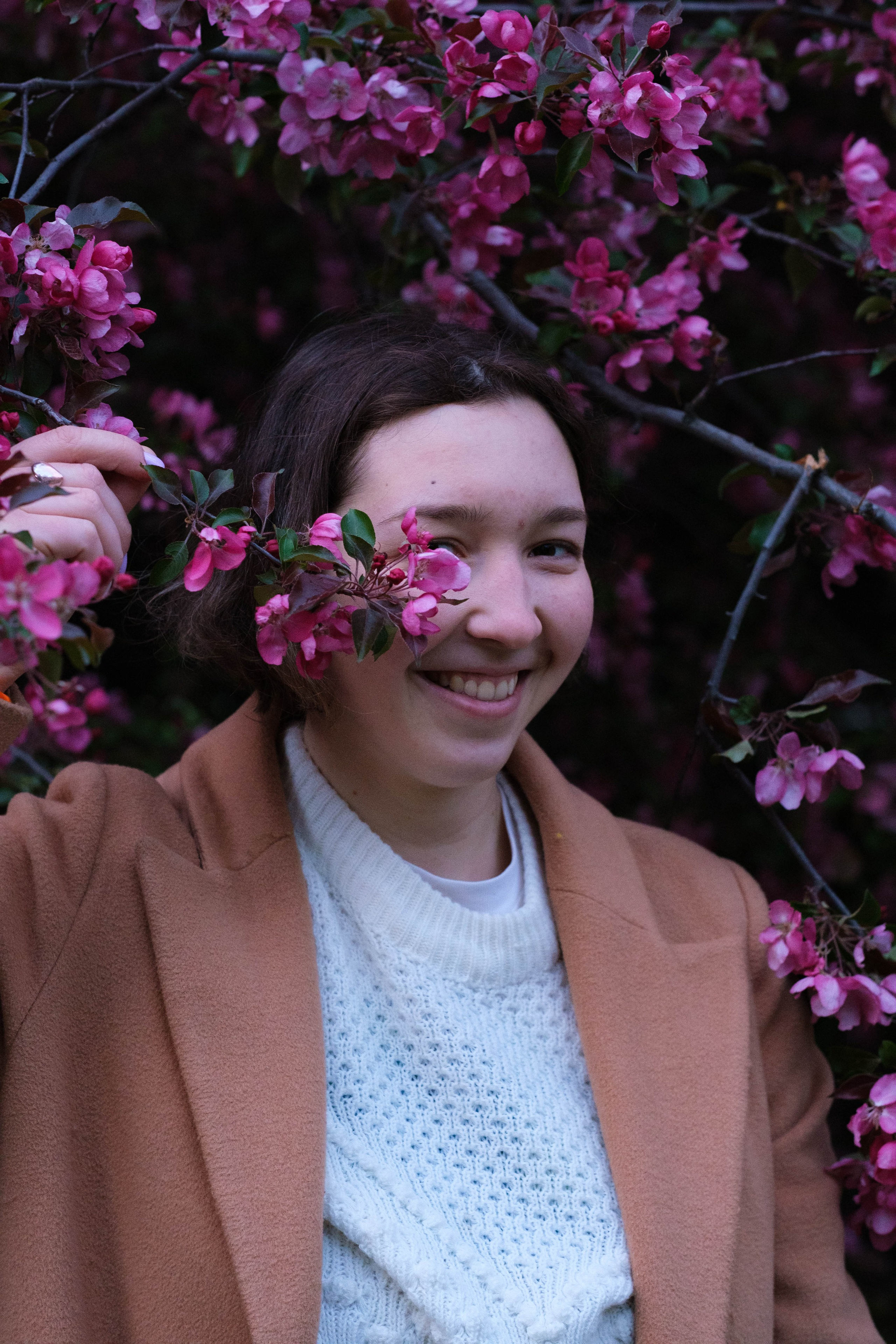 Александра в цветах. Фотограф Диана Иремадзе