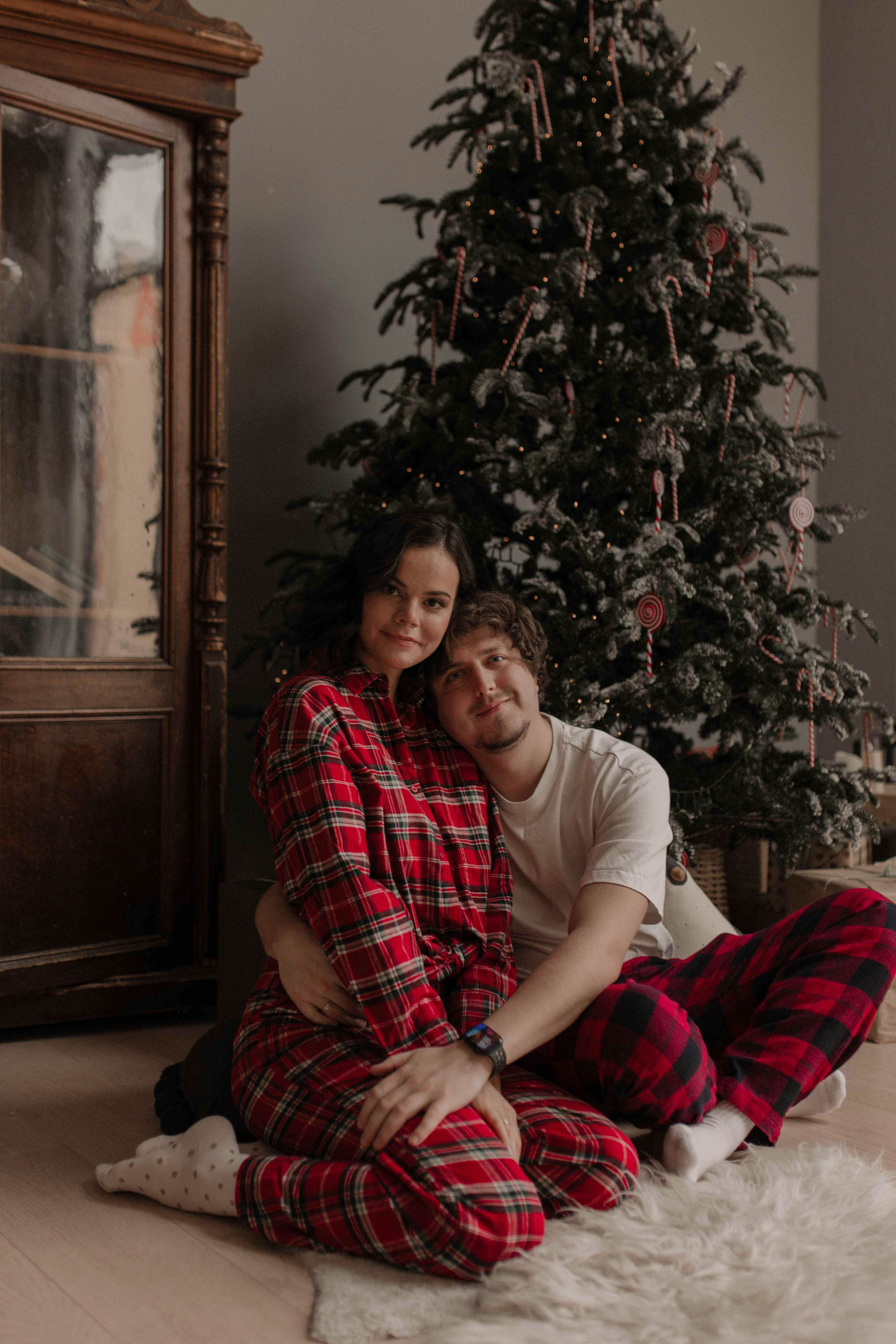 Новогодняя семейная. Детский и семейный фотограф, съемка новорожденных Москва