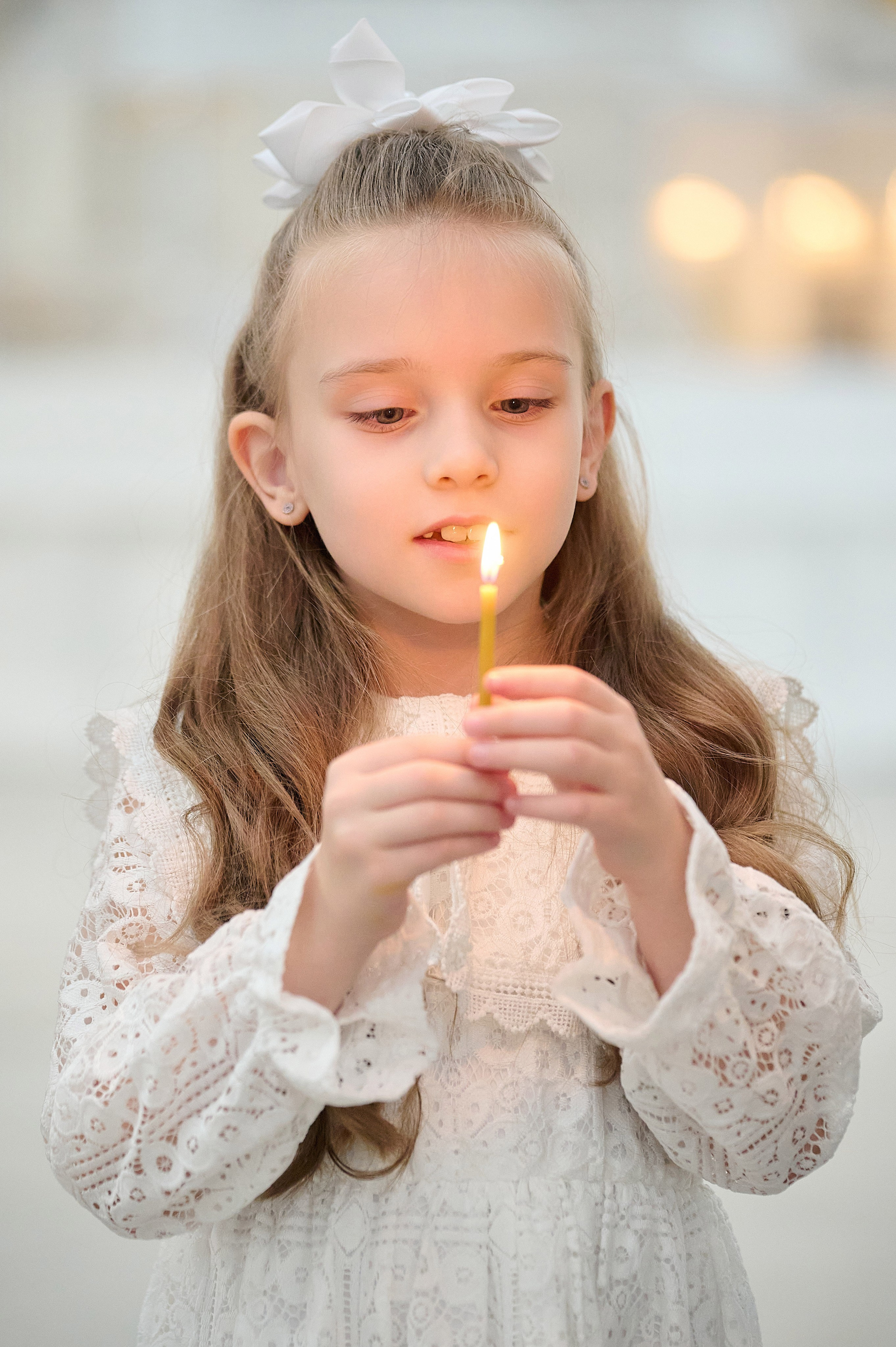 Фотограф на таинство крещения в Смольном соборе Санкт-Петербурга