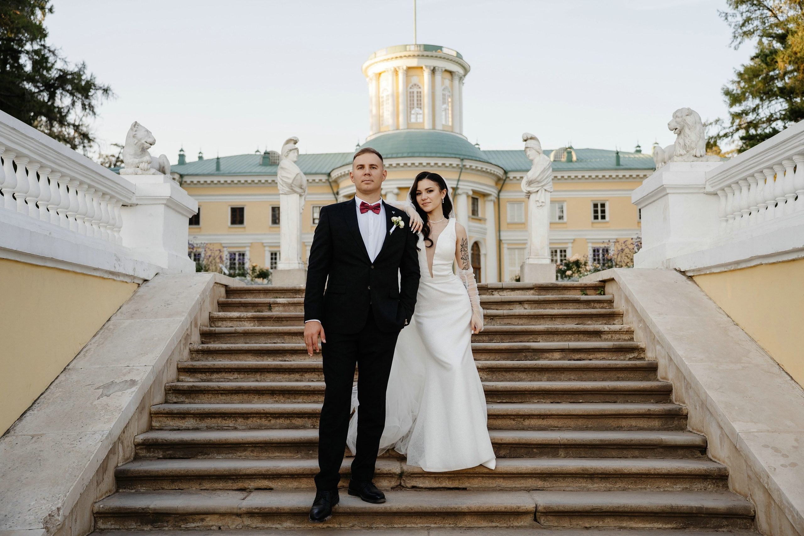Свадьба в усадьбе Архангельское. Свадебный и семейный фотограф в Москве Светлана Зоткина