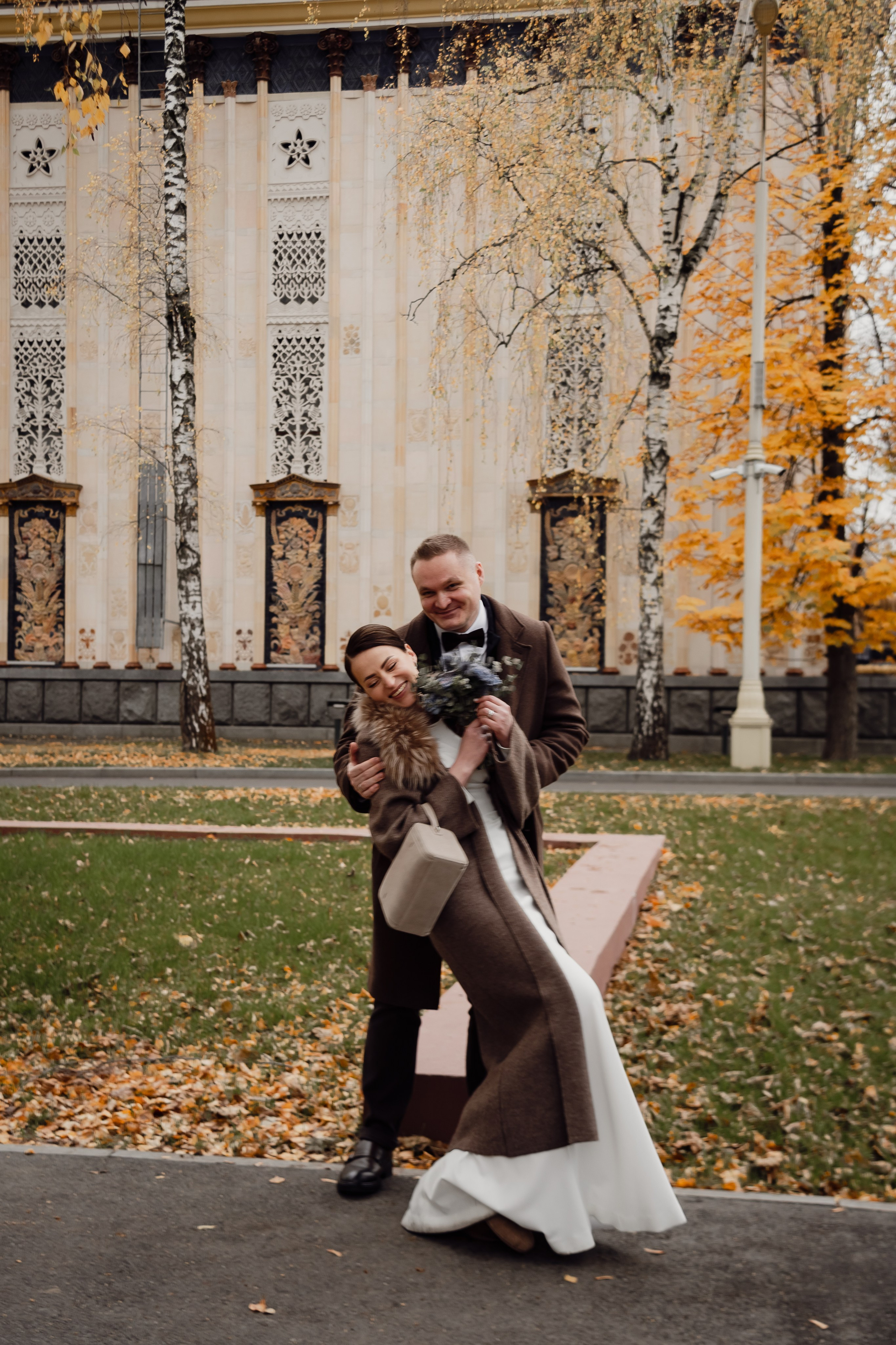 Осенняя прогулка ВДНХ. Свадебный и семейный фотограф в Москве Анна Сдобнова