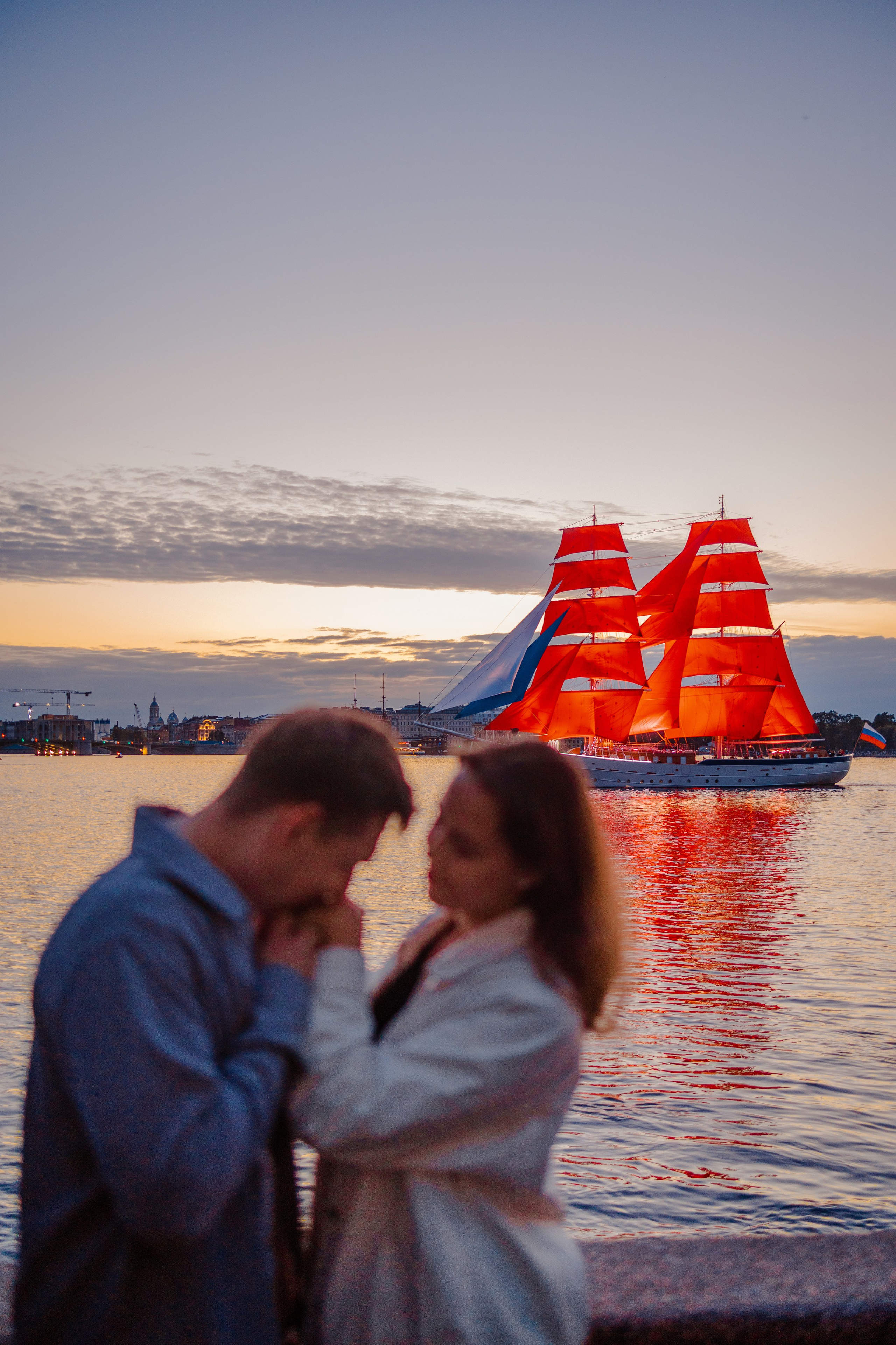 Разводные мосты и Алые паруса. Свадебный фотограф Санкт-Петербург — Юлия Малькова