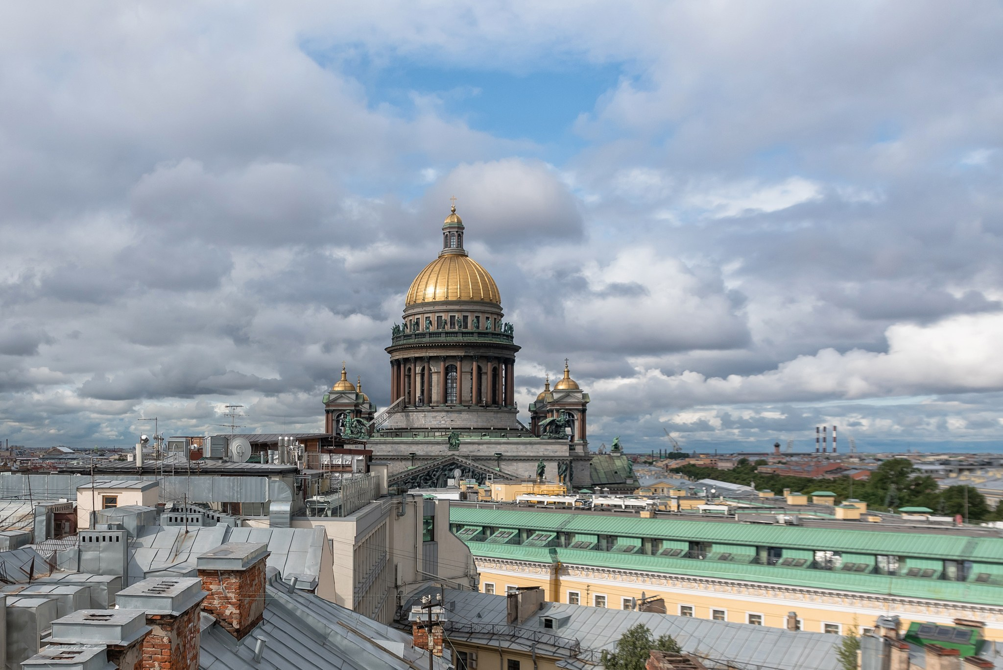 Вид на Исаакиевский собор. Свадебный и семейный фотограф из Санкт-Петербурга Климов Анатолий