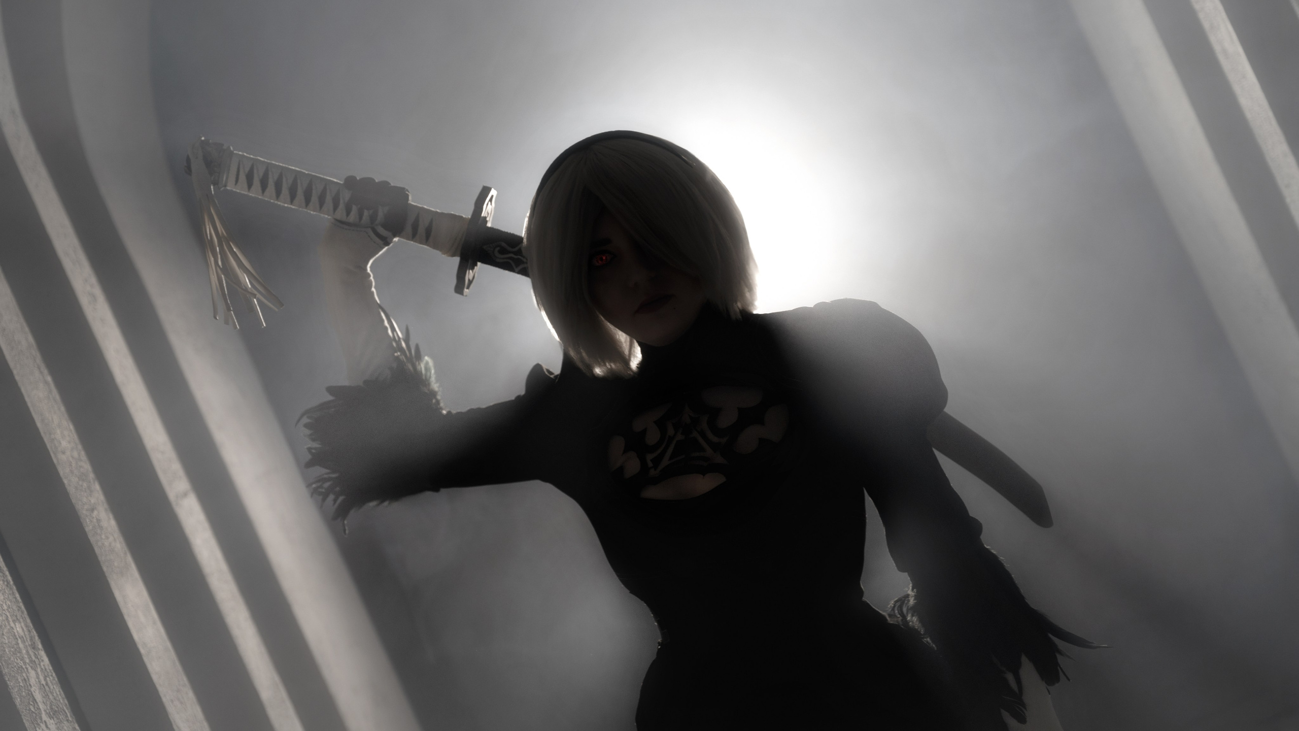 2B из игры и аниме Nier Automata (Plaesthetica). Арт и семейный фотограф/видеограф Алексей Симкин