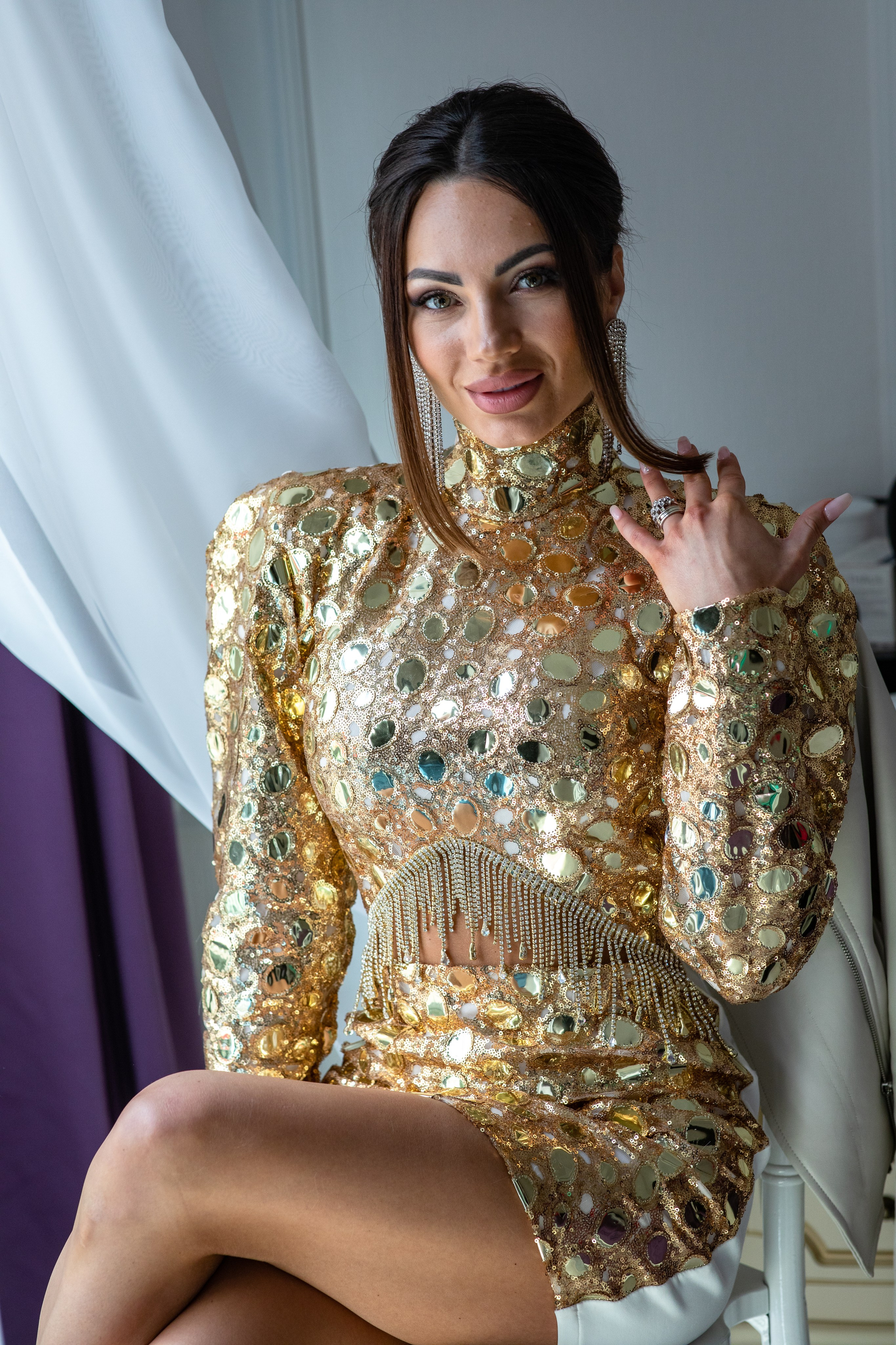 Съемка клипа Анни Калашниковой «Не ври мне в Риме». Art photographer Nino