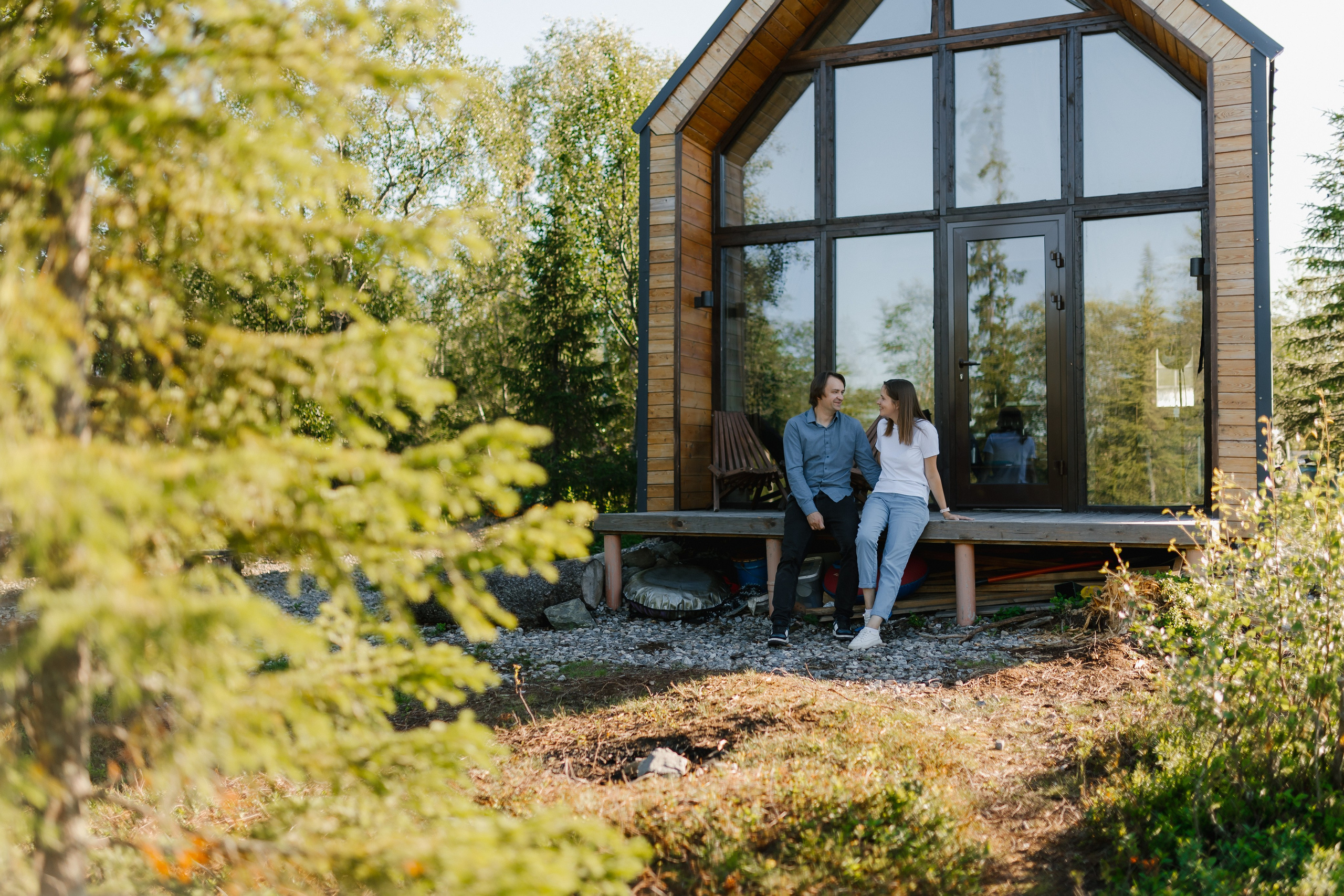 Семейная фотосессия в домике. Фотограф и видеограф в Мурманске, Москве Екатерина Нечаева