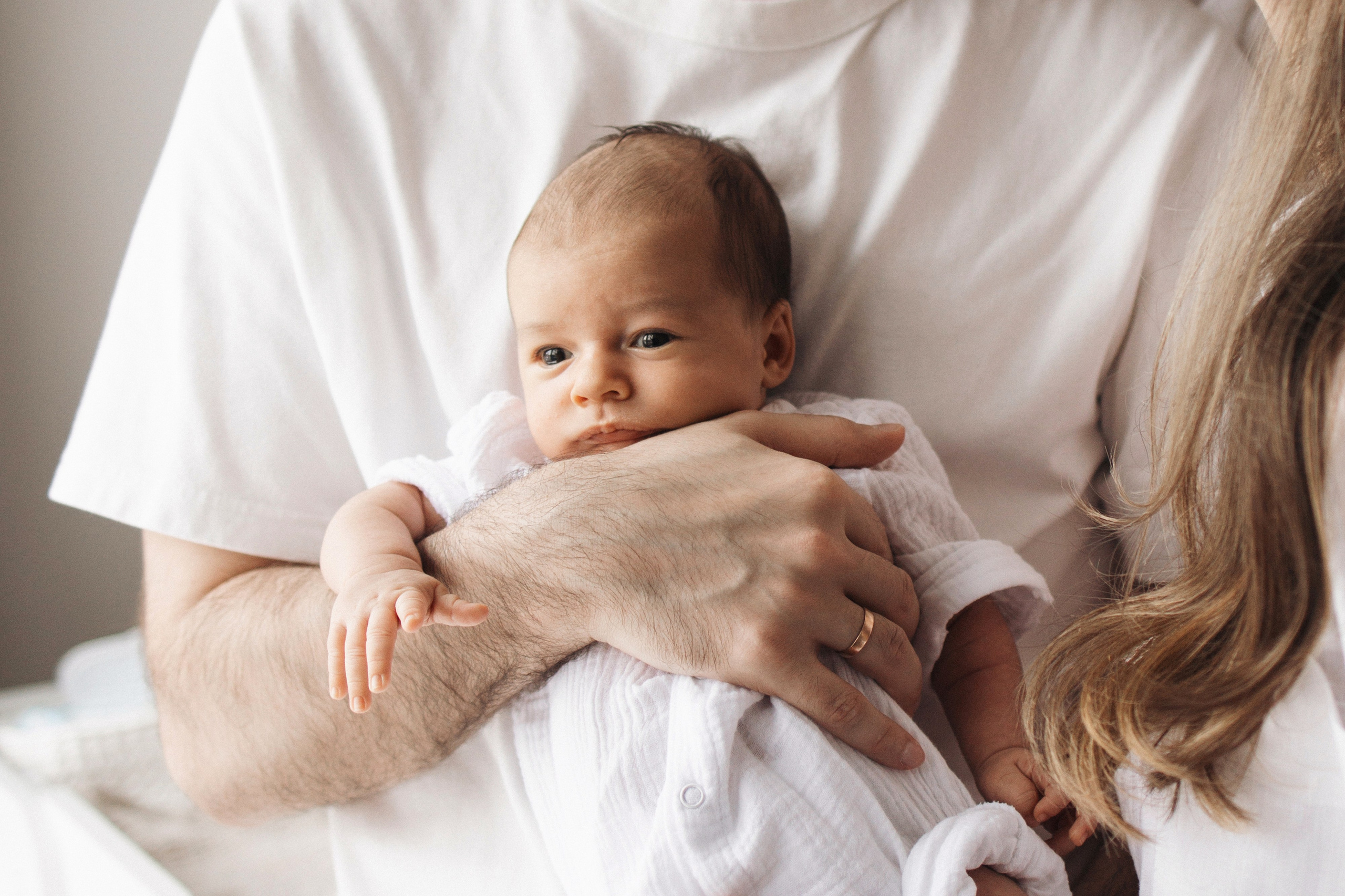 Диана, Рустам, Дамир, домашняя newborn. Семейный фотограф в Москве Марина Петра
