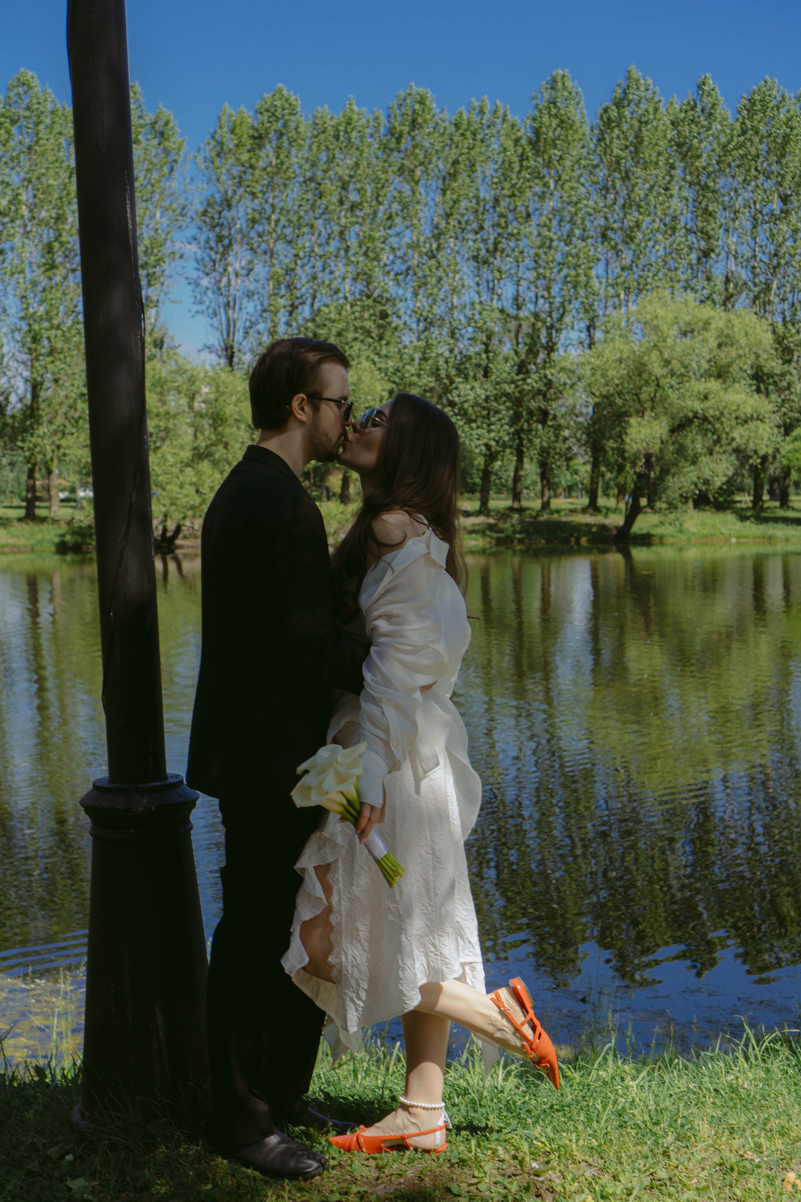 СВАДЕБНАЯ СЬЕМКА В ПАРКЕ ПОБЕДЫ И ПРОГУЛКА ПО МОСКОВСКОМУ ПРОСПЕКТУ. Профессиональный фотограф, Санкт-Петербург — Виктория Богомолова