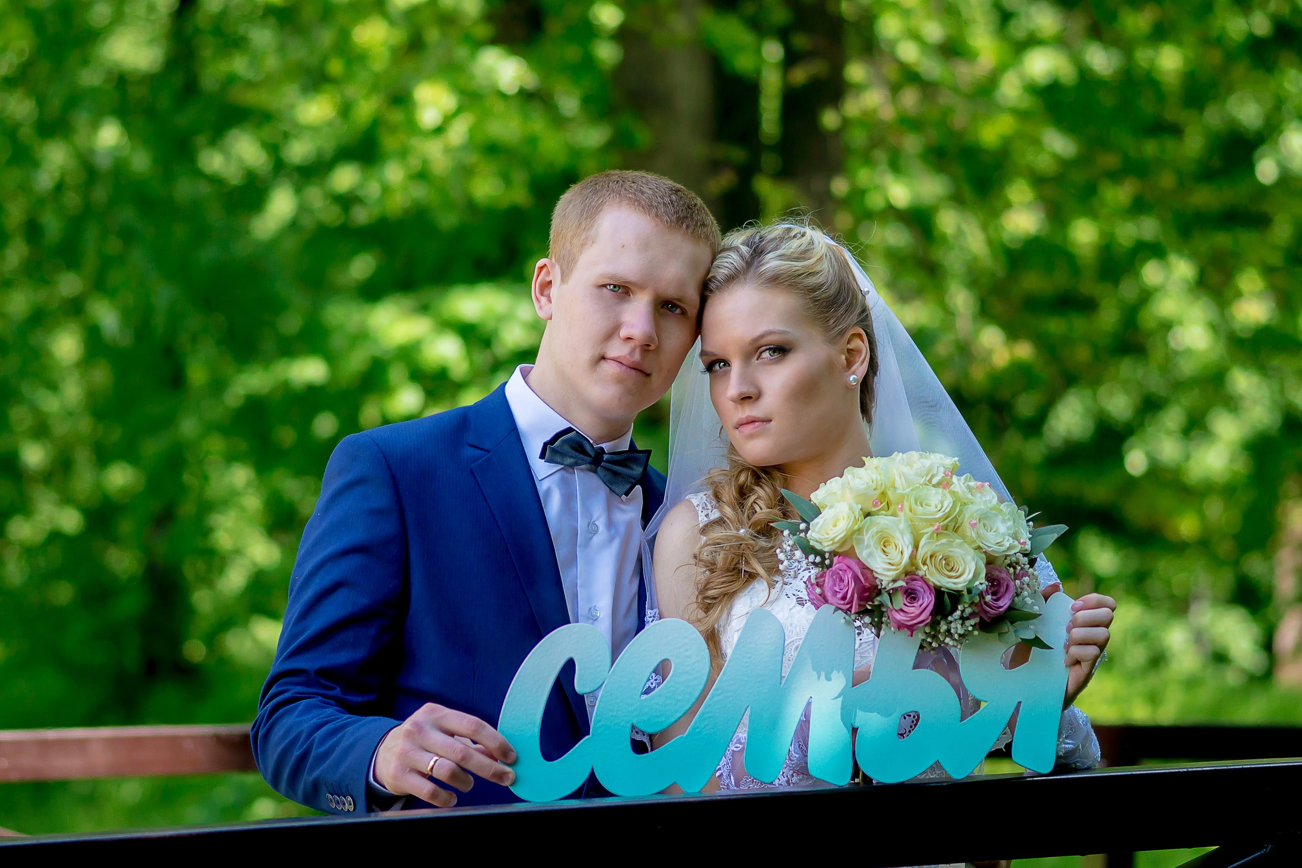 Свадебная прогулка в усадьбе Кусково. Фотограф Владимир Артамонов