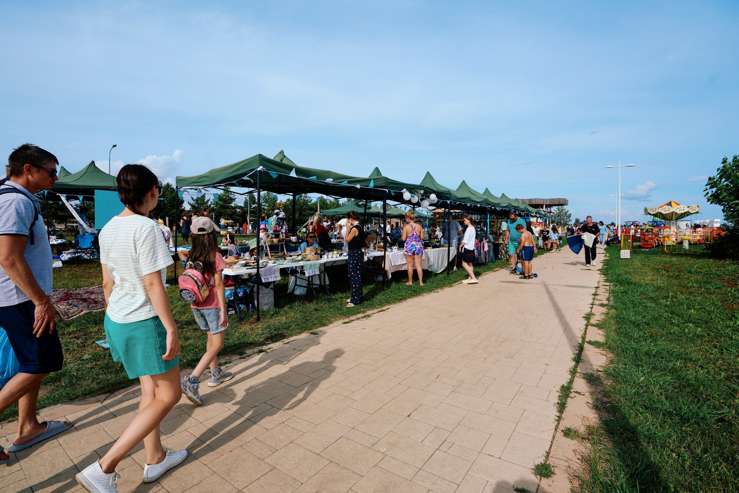 Пляжный маркет 2024, г. Лаишево. Фотограф Казань