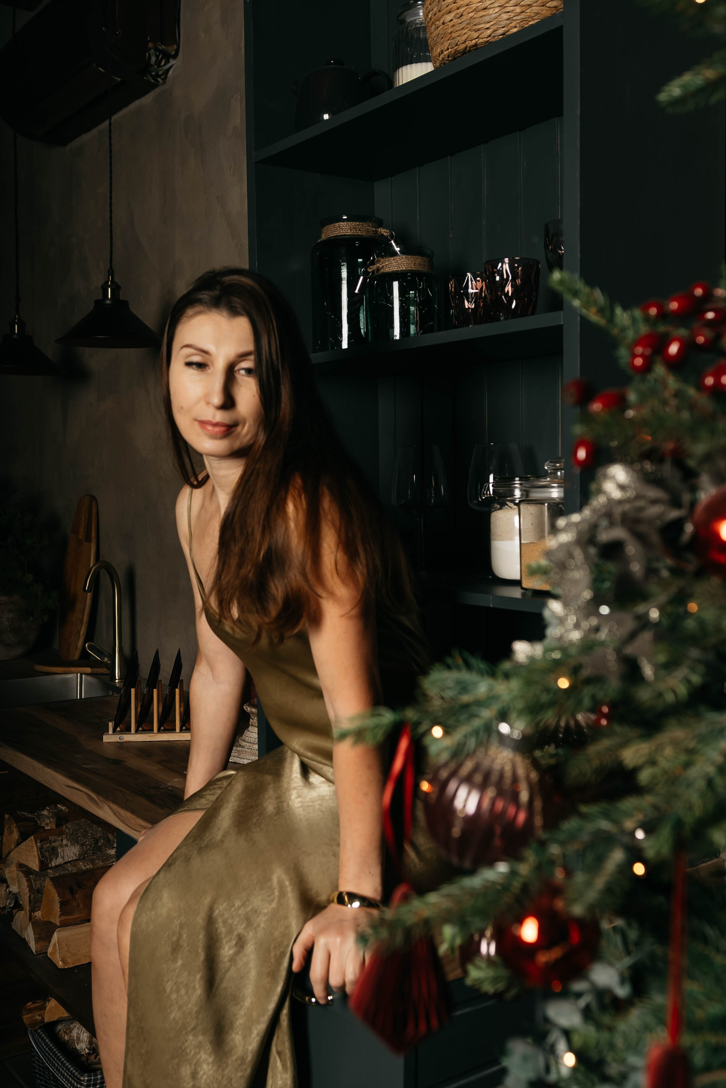 домашняя новогодняя фотосессия 